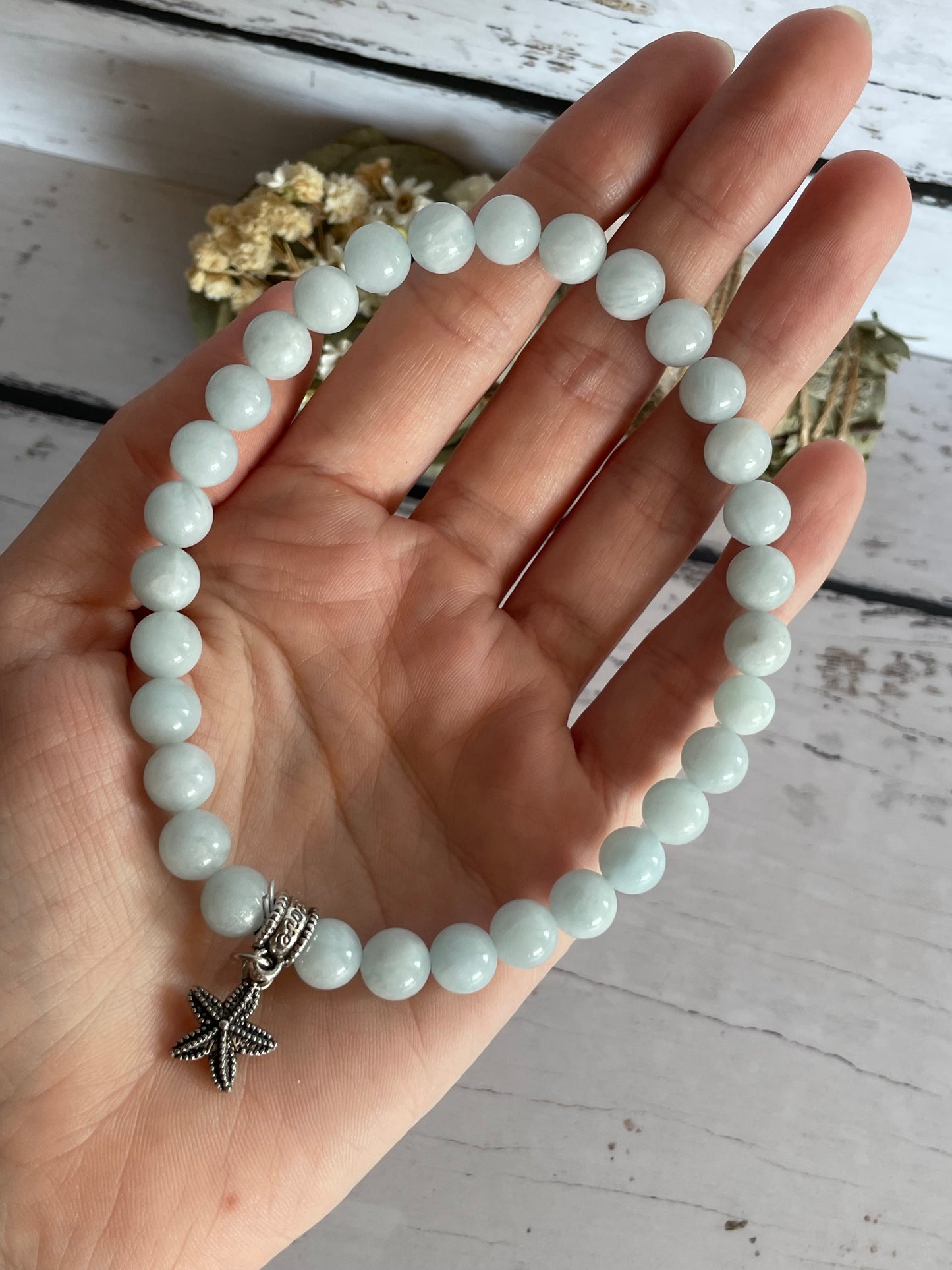 Aquamarine Healing Anklet ~ Mermaid ©️