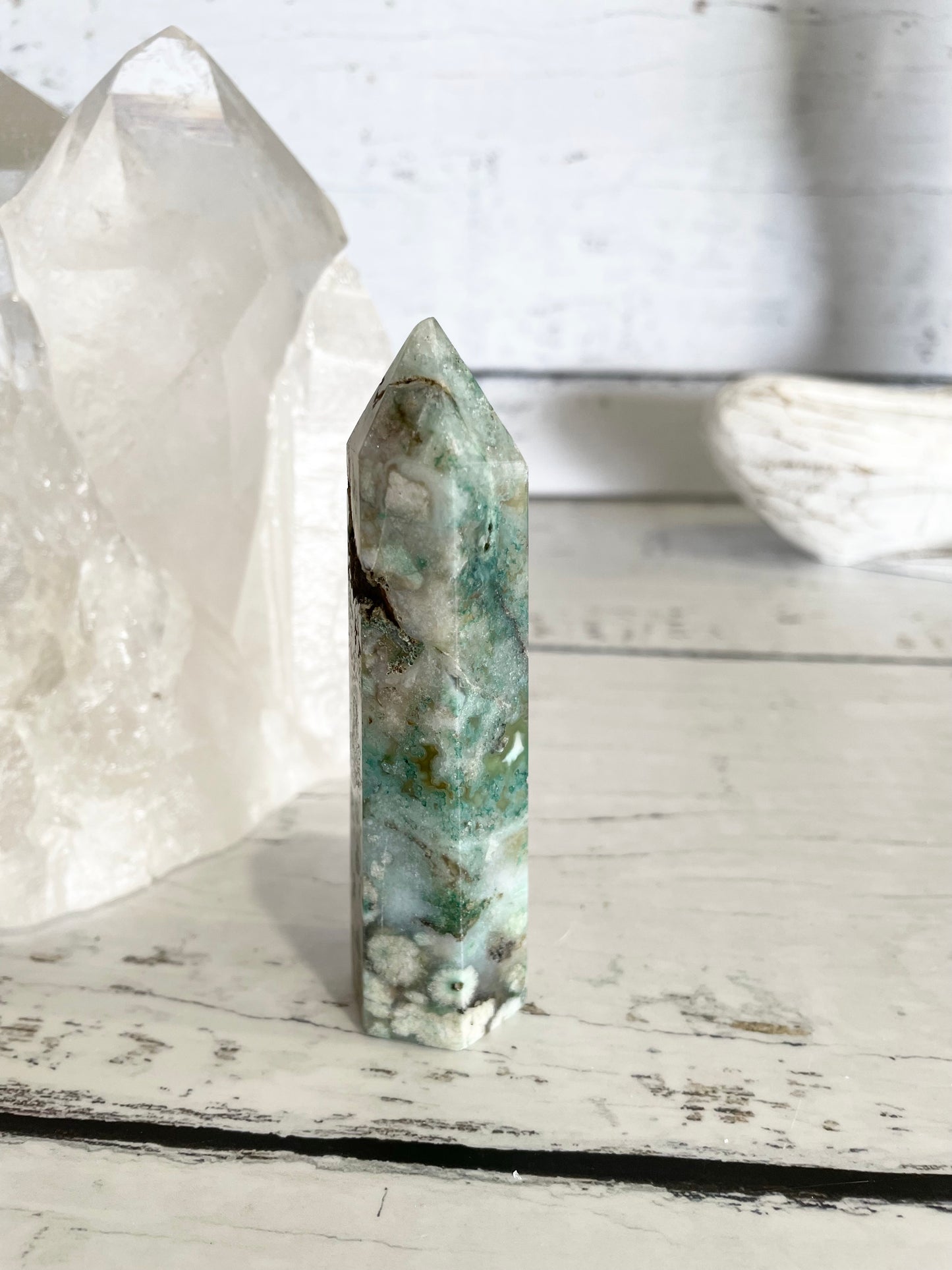 Green Flower Agate Generator