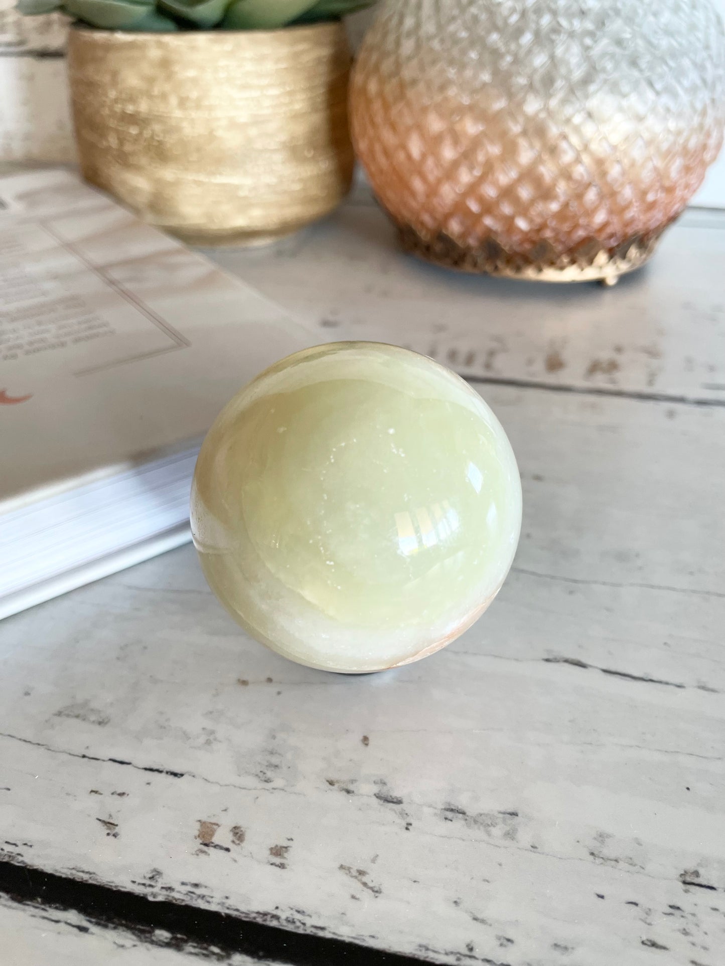 Afghanistan Jade Sphere includes holder