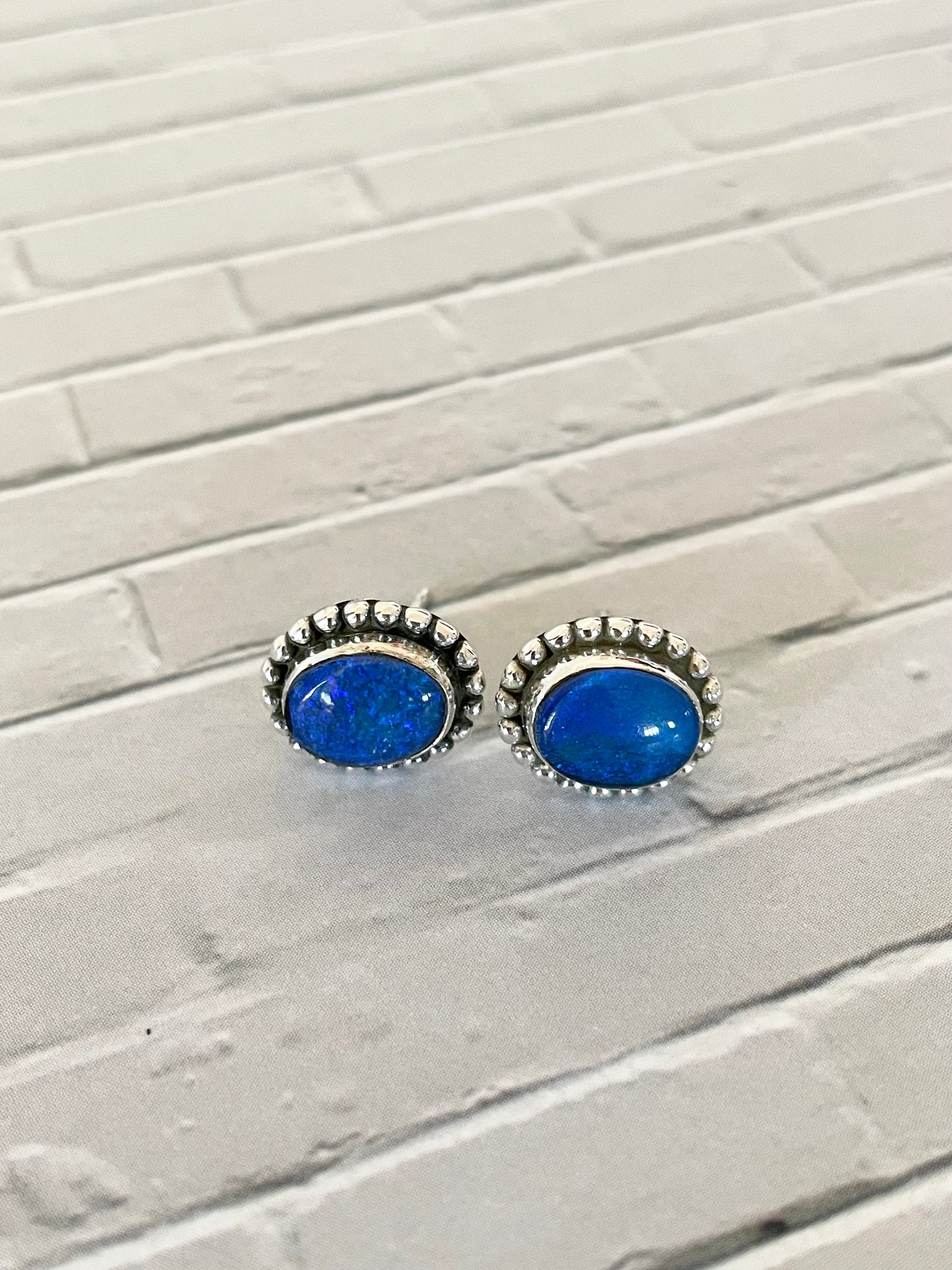 Australian Opal Studs
