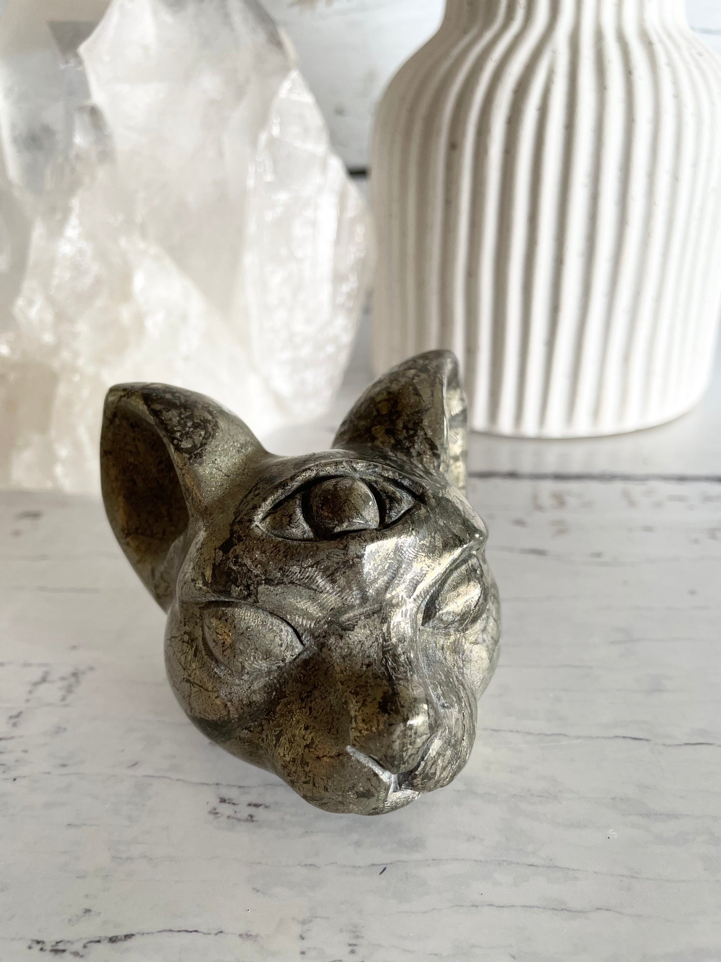 Intuitively Chosen ~ Pyrite Spinx Cat