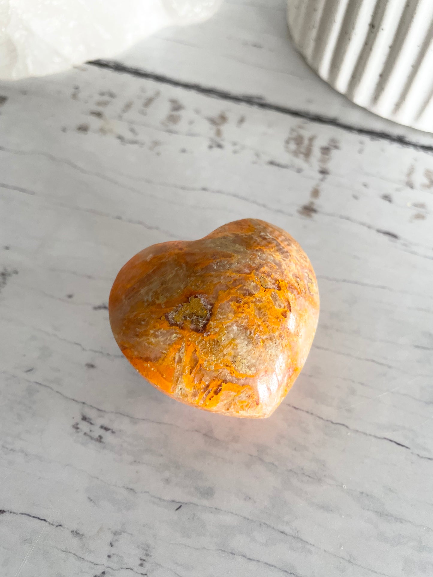 Bumble Bee Jasper Heart