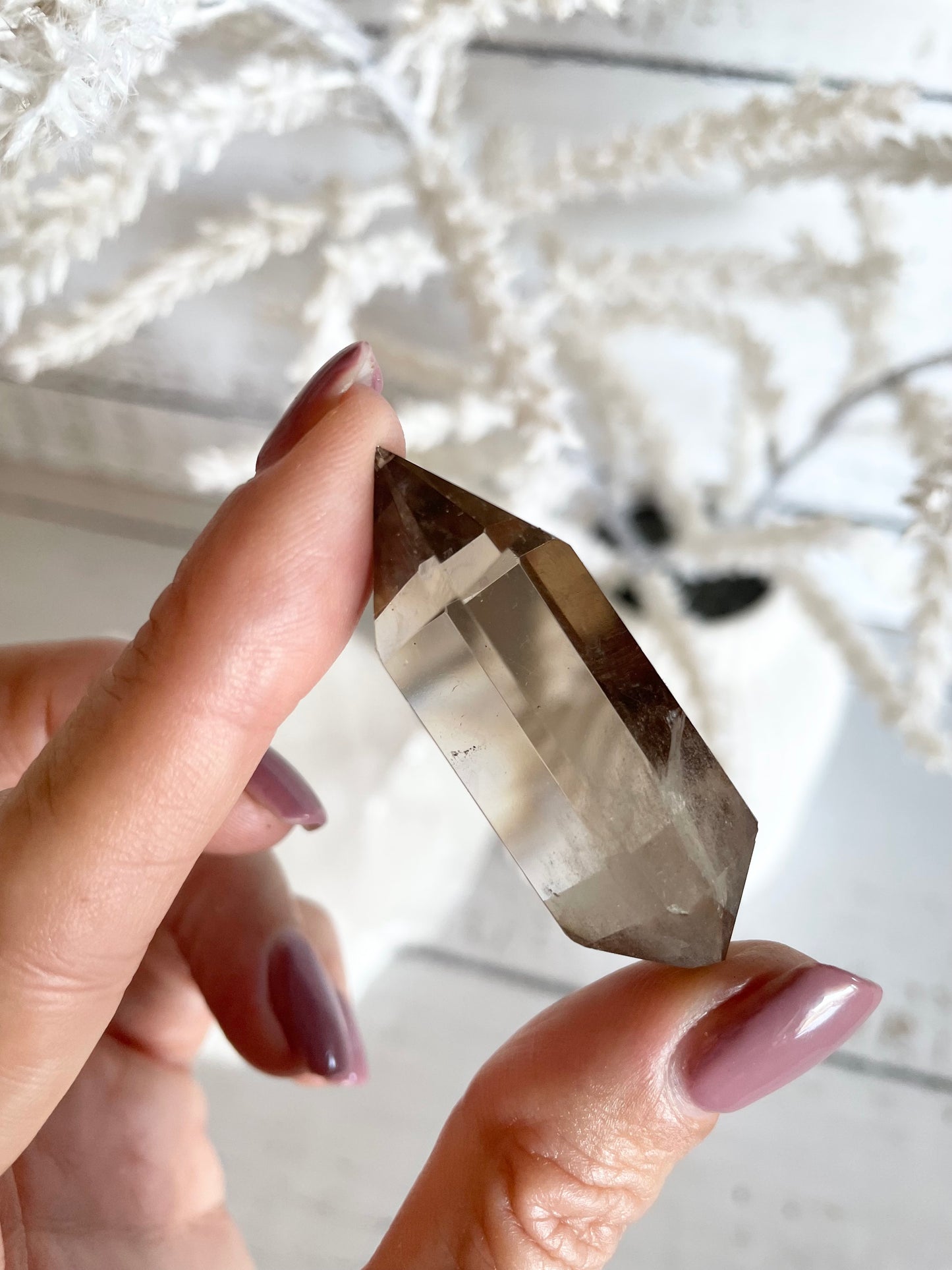 Smoky Quartz Double Termination Point