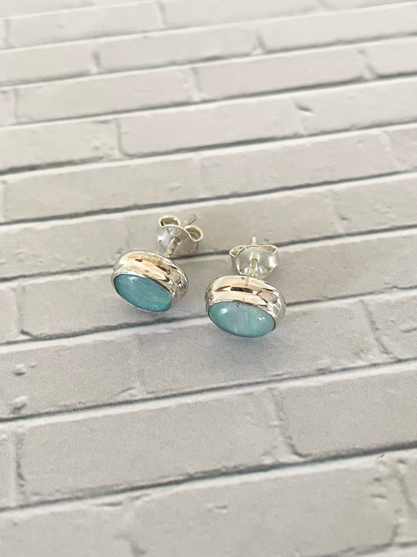 Aquamarine Studs