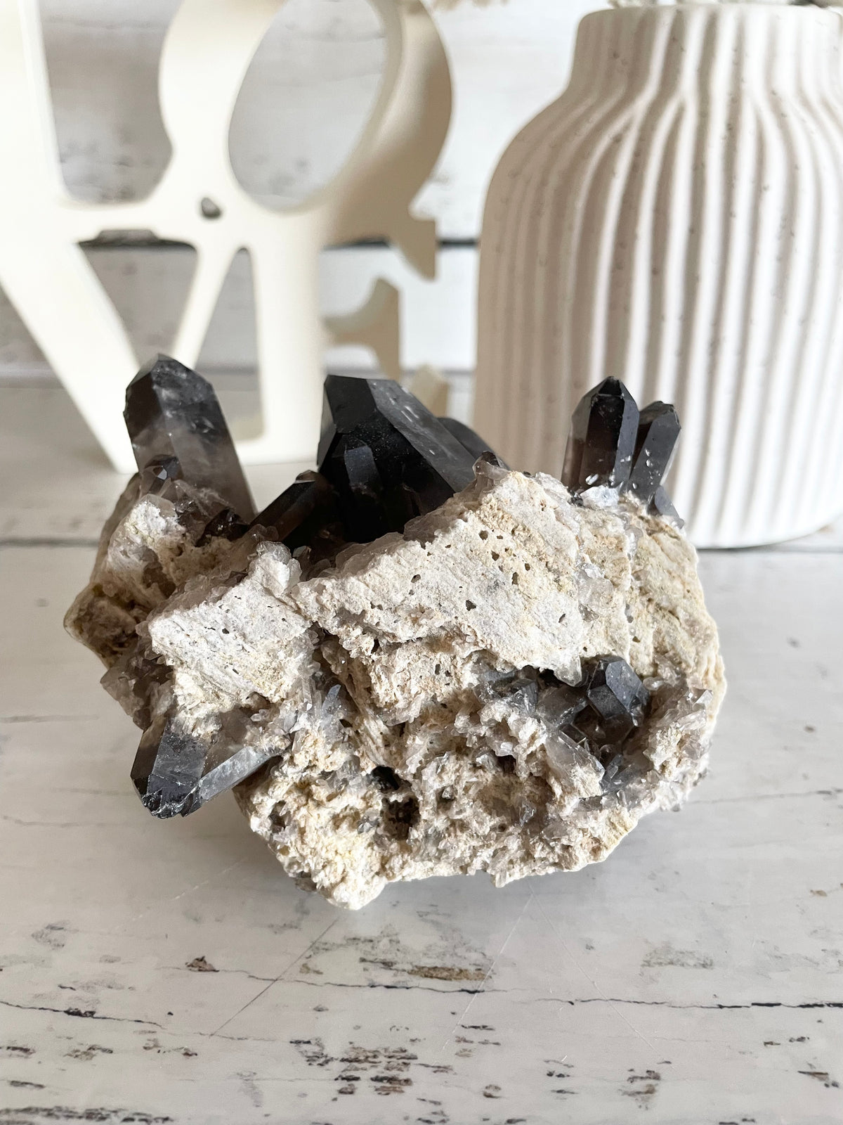 Smoky Quartz Cluster