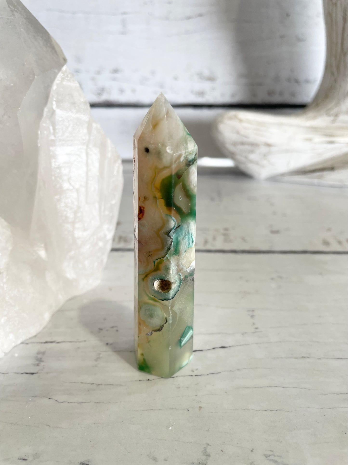 Green Flower Agate Generator