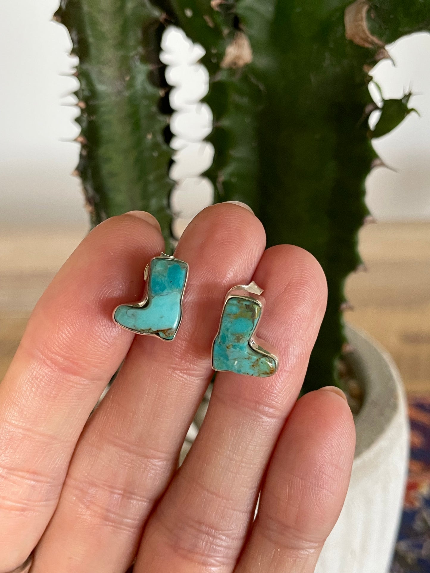 Kingman Turquoise ~ Cowboy Boot Studs