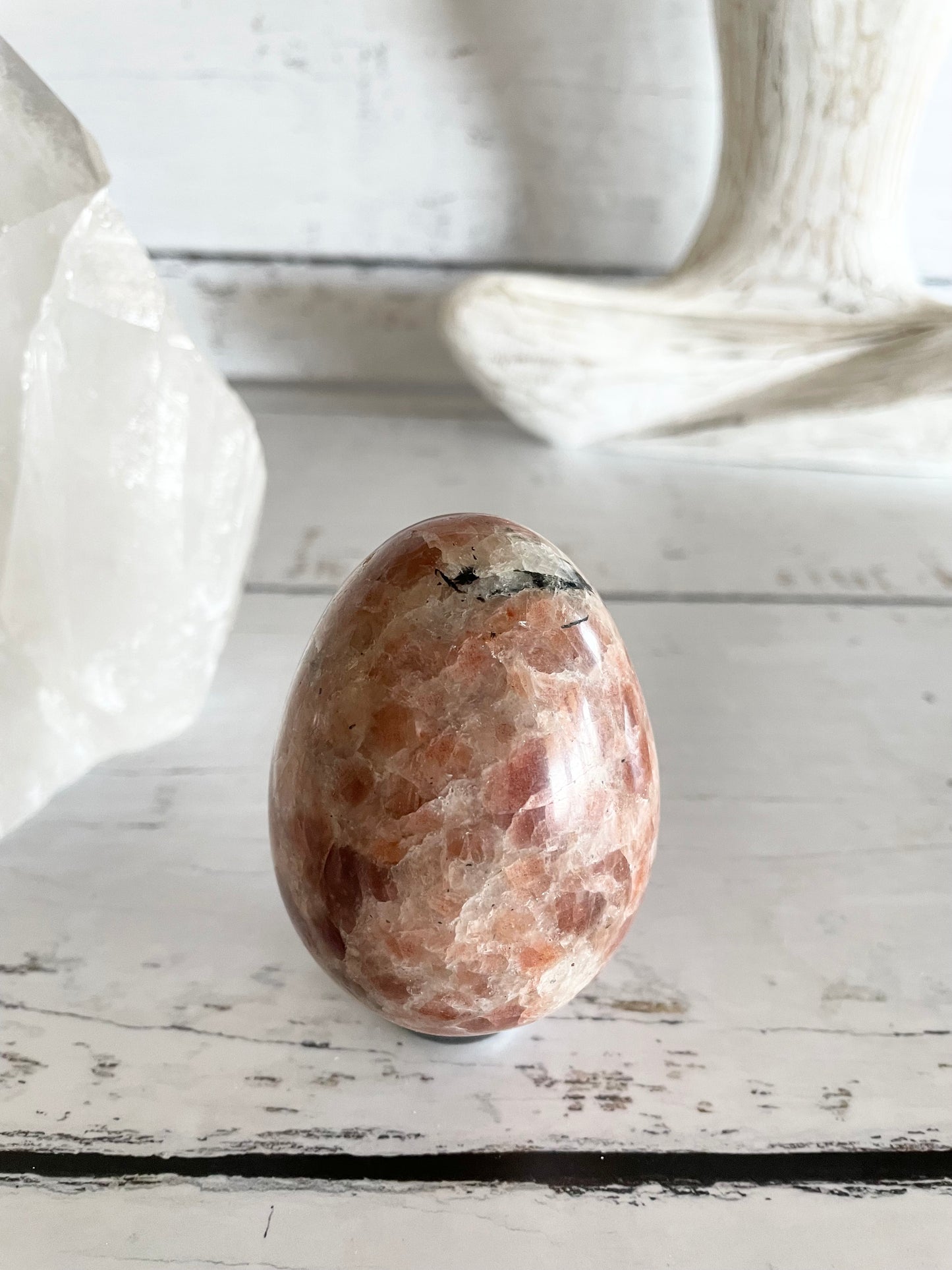 Sunstone Egg with holder
