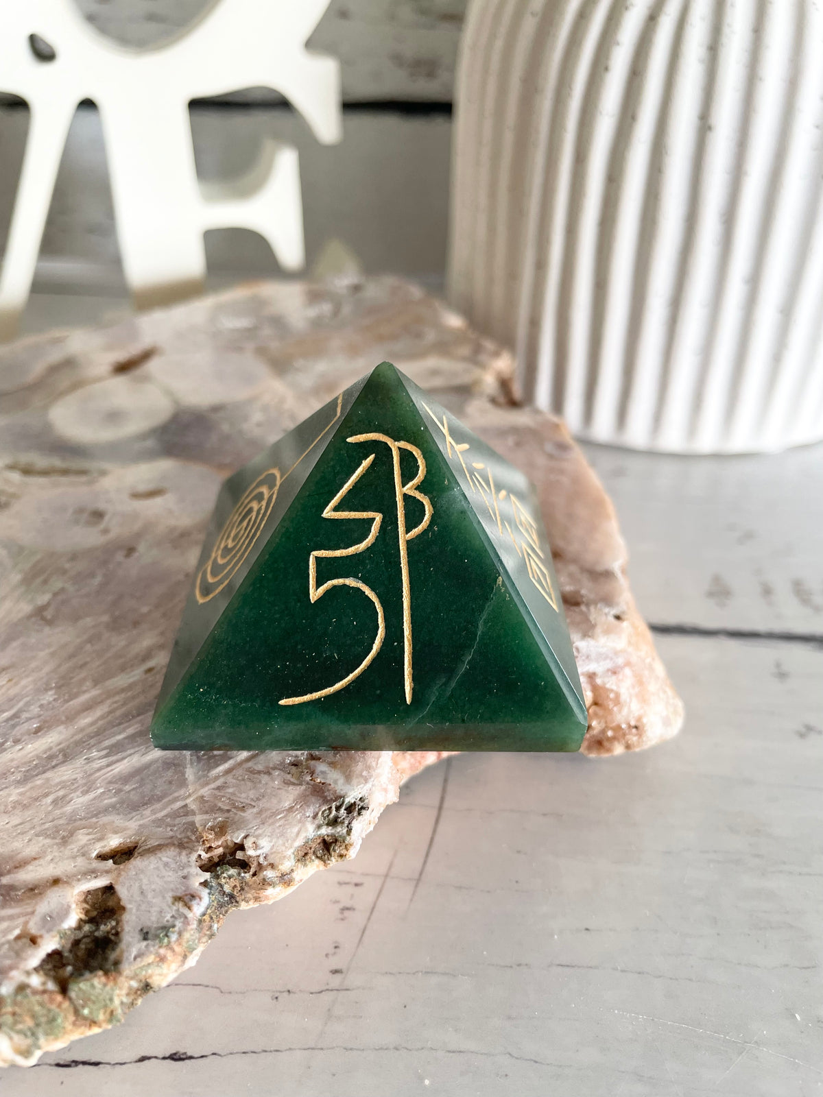 Bloodstone Reiki Pyramid
