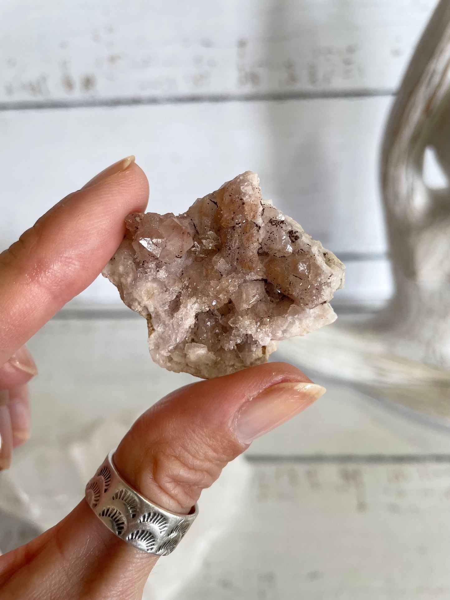 Pink Amethyst Cluster