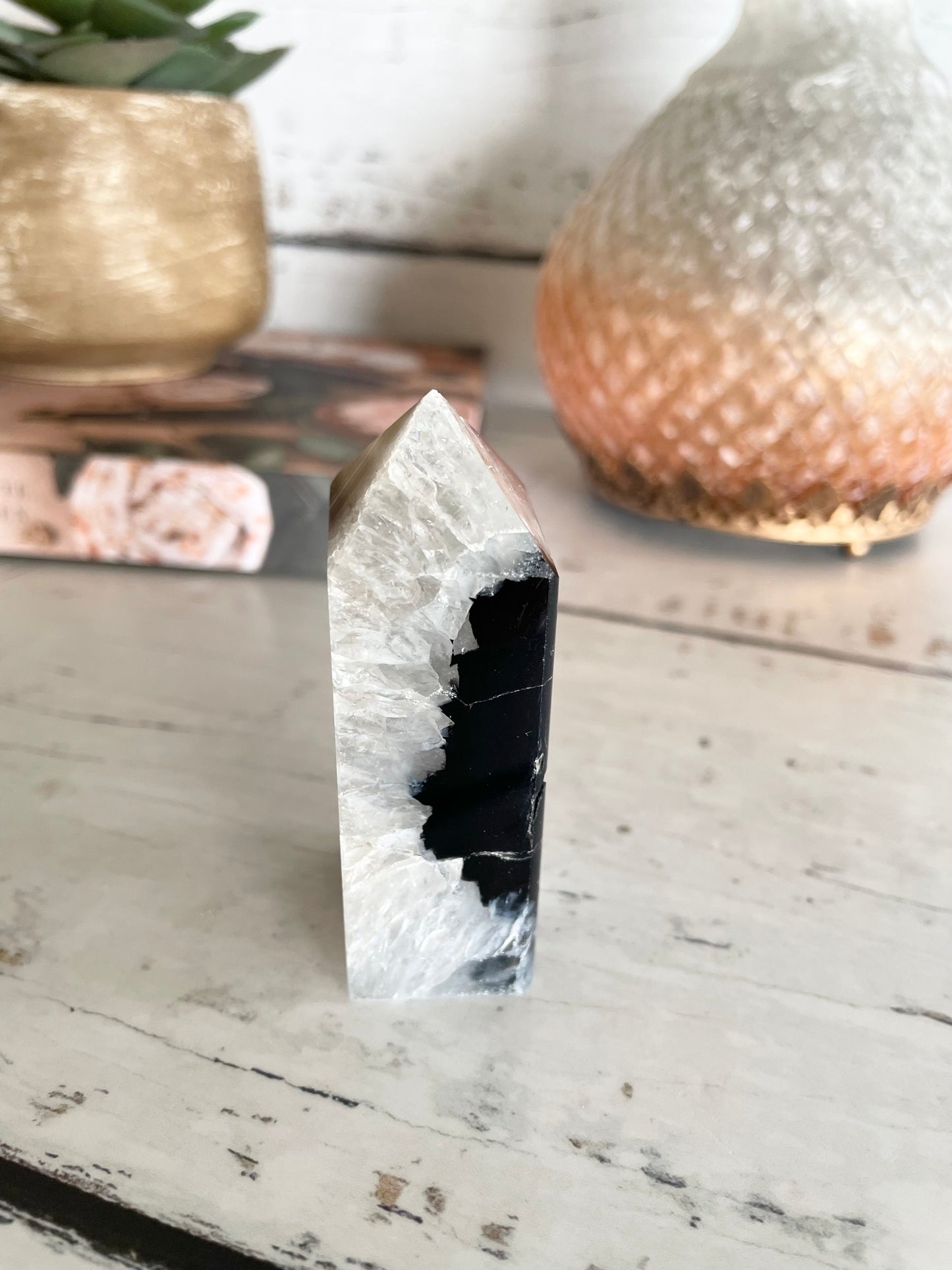 Black Agate Obelisk