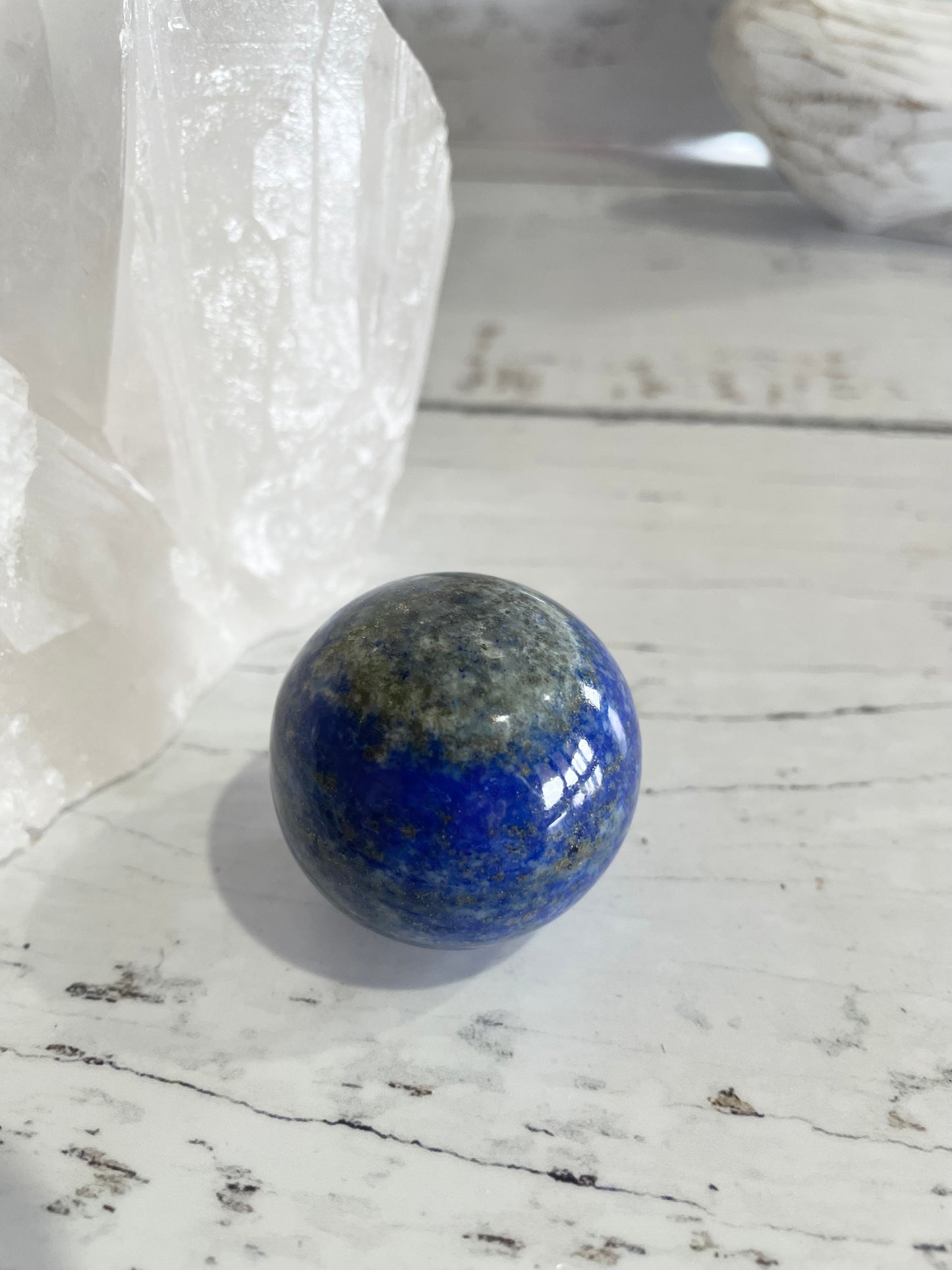 Lapis Lazuli Sphere includes holder