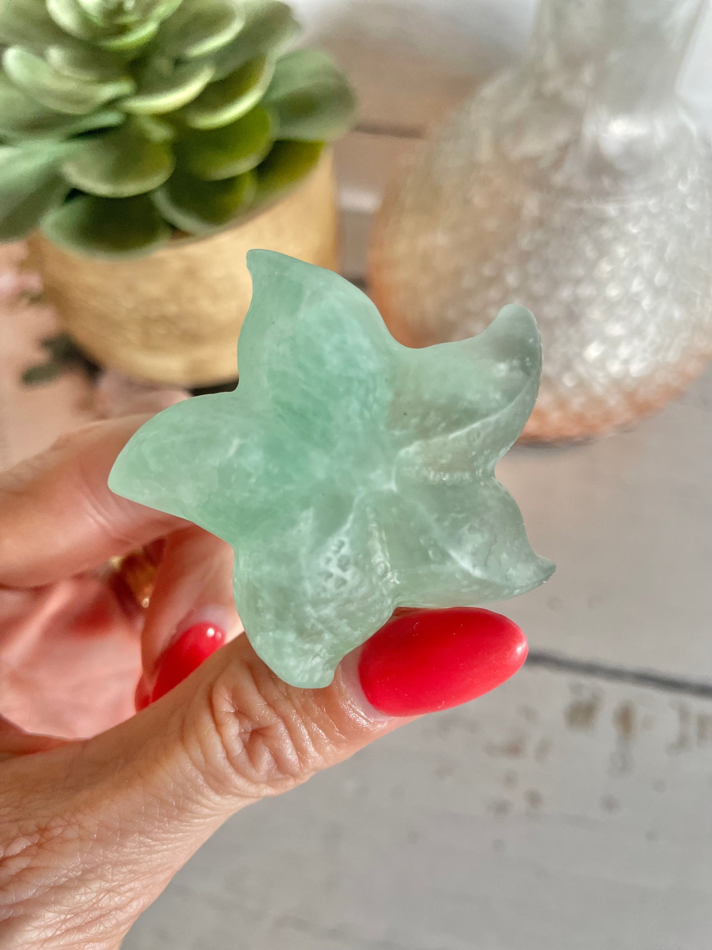 Sea Star ~ Green Fluorite