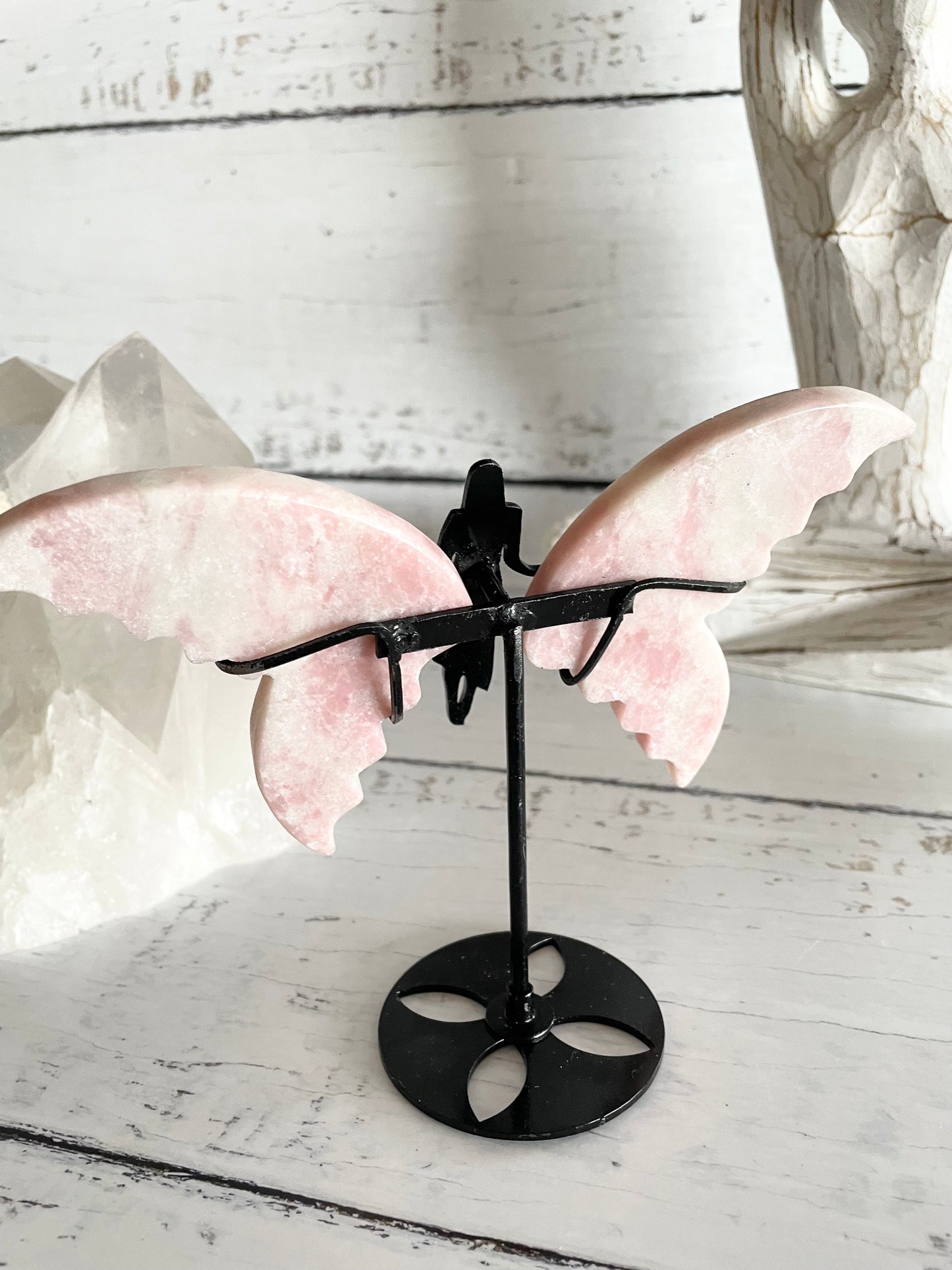 Ethereal Angel Wings ~ Pink Opal