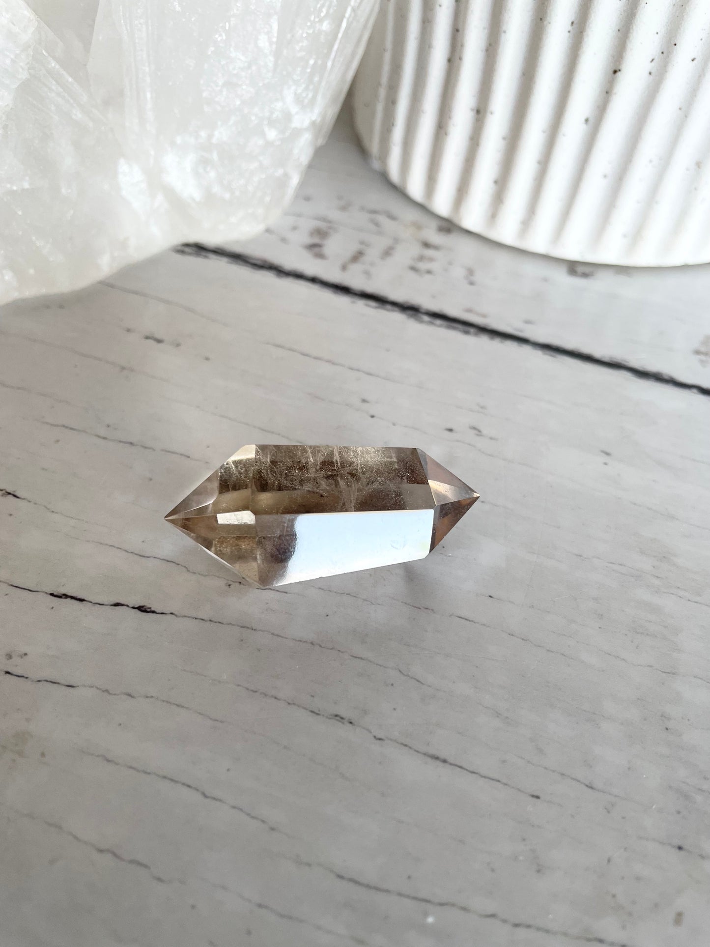 Smoky Quartz Double Termination Point