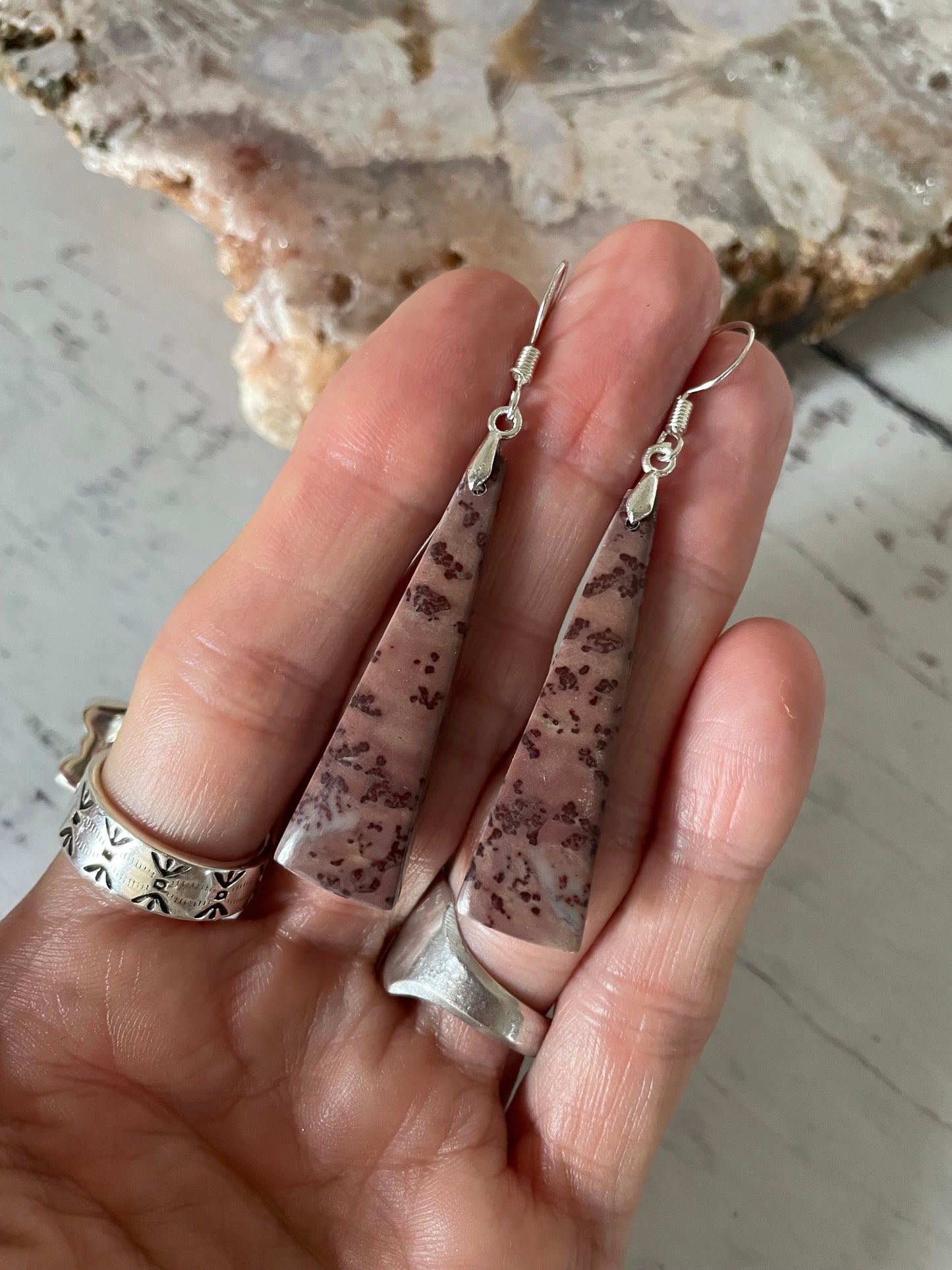 Sweetgrass Studio ~ Coffee Bean Jasper Dangles