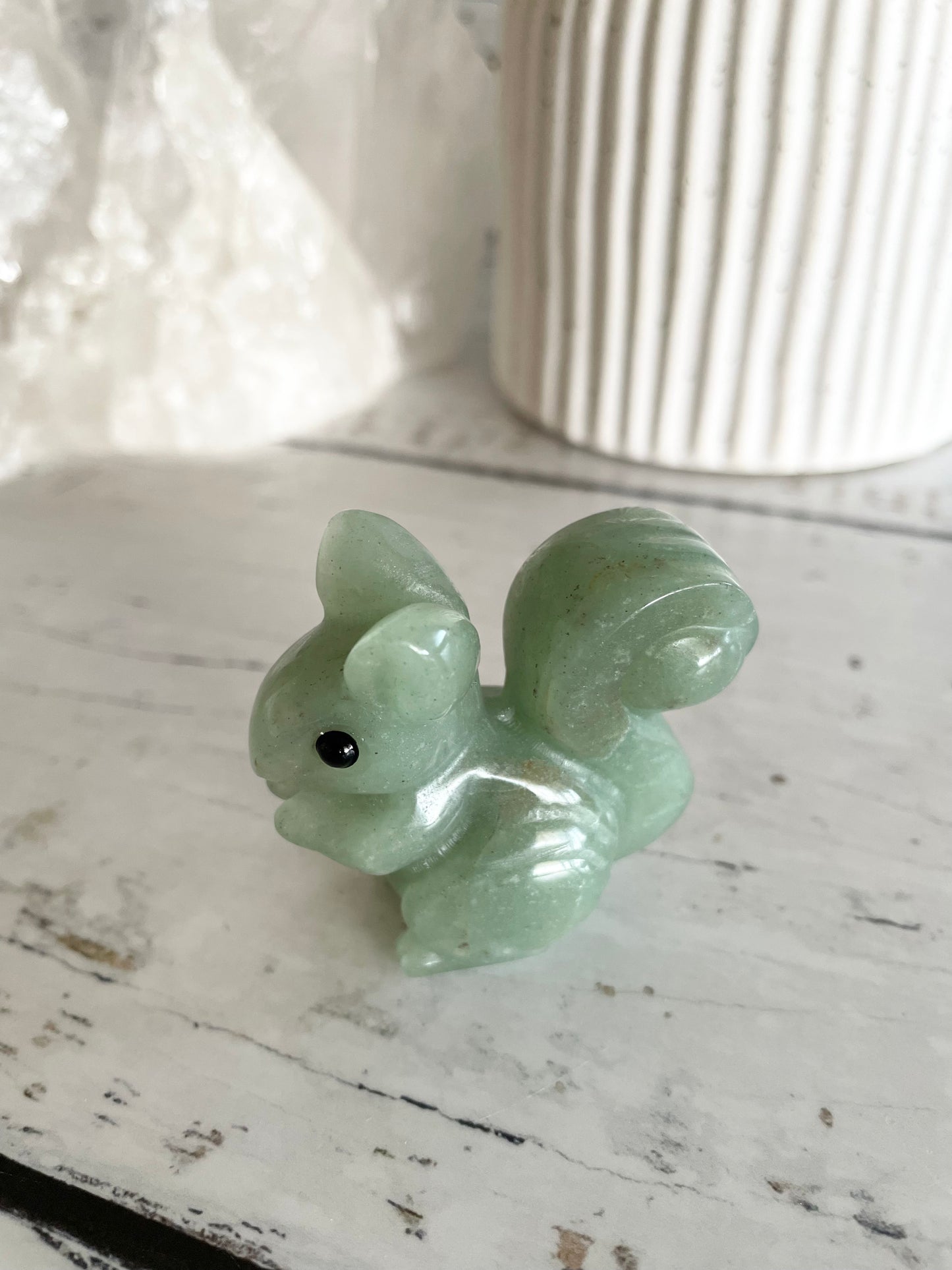 Green Aventurine Squirrel