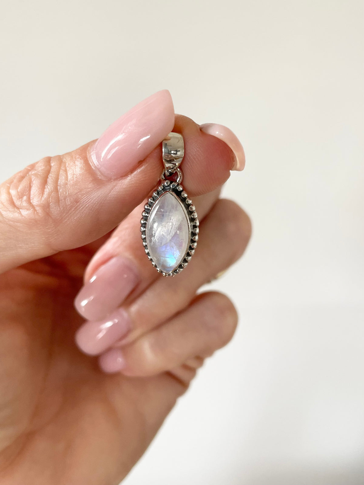 Rainbow Moonstone Pendant