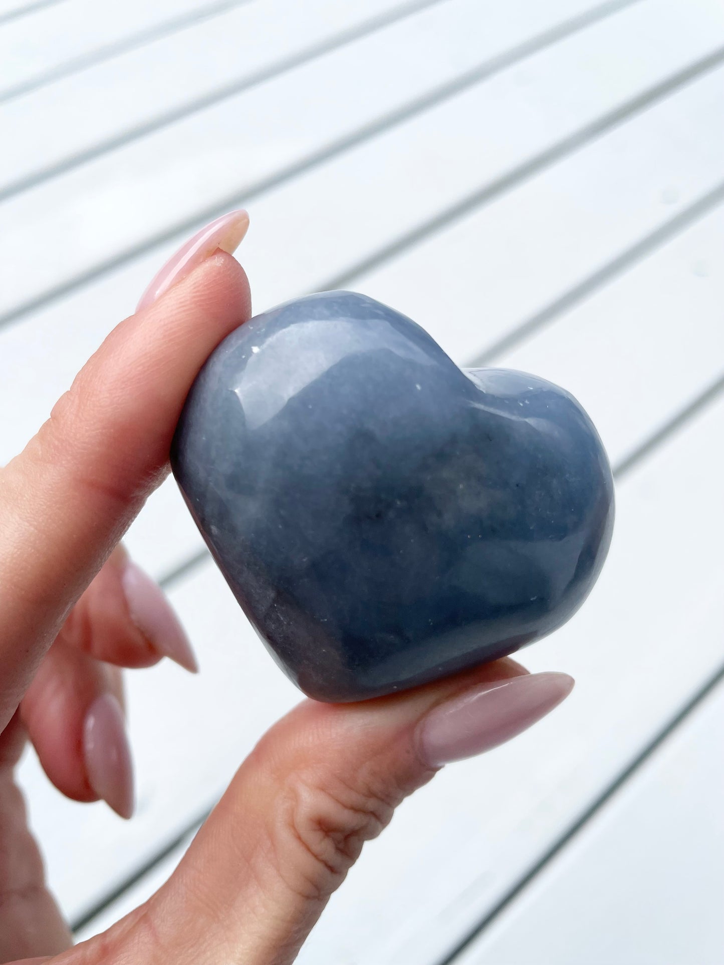 Angelite Heart
