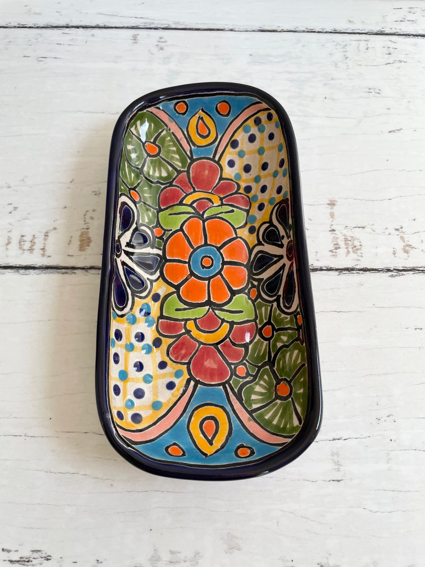 Mexican Talavera Long Dish