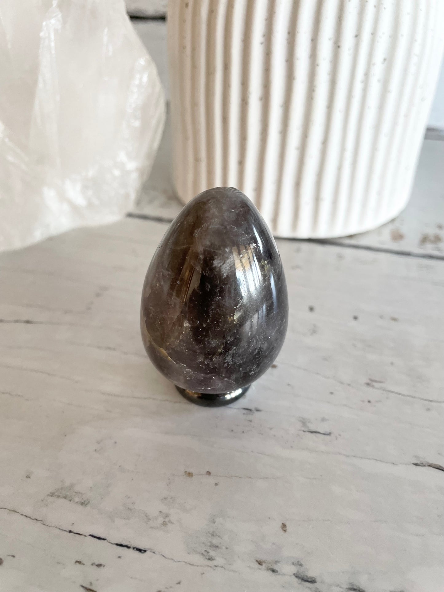 Amethyst Egg with holder