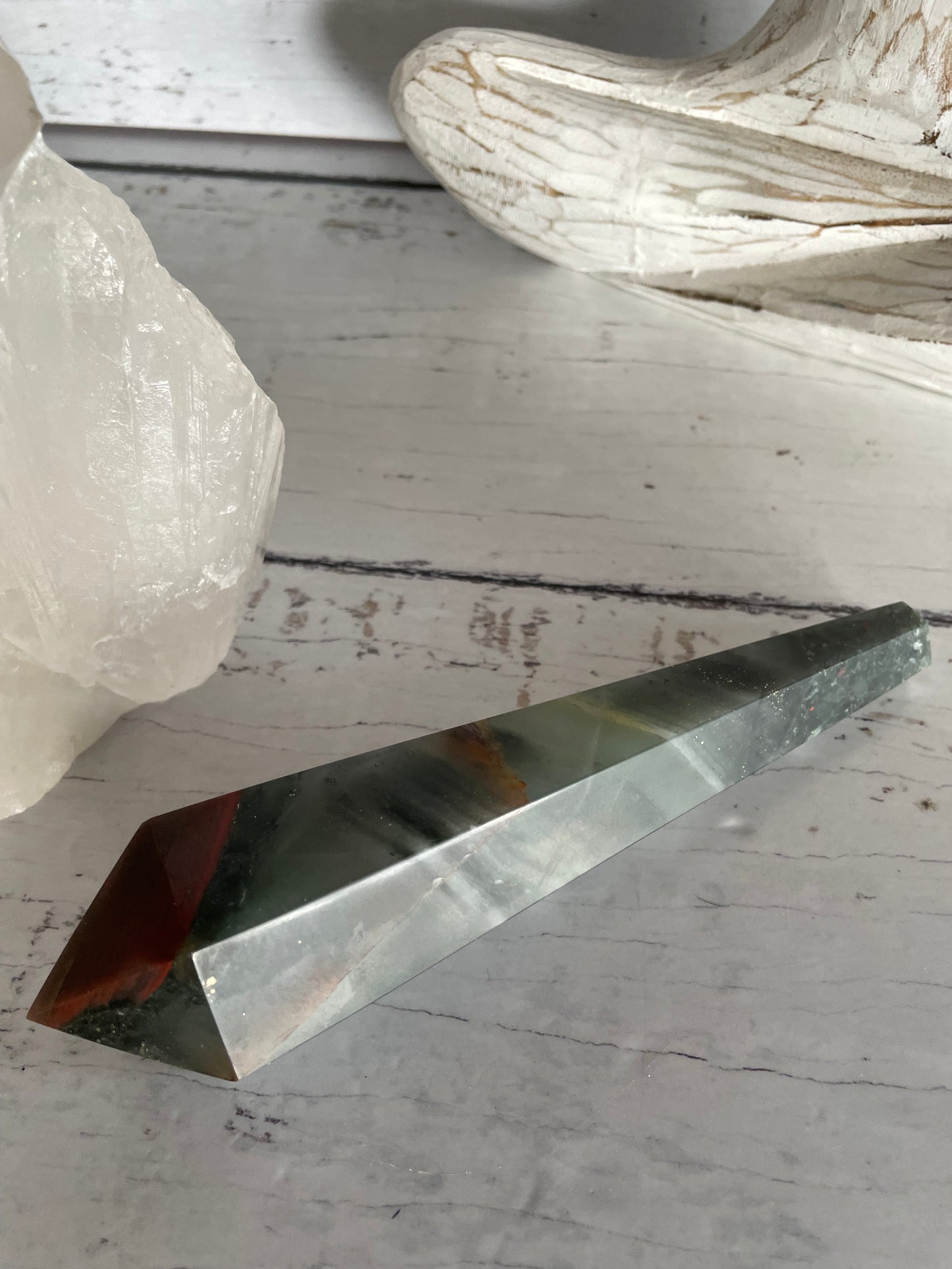 African Bloodstone Torch/Point