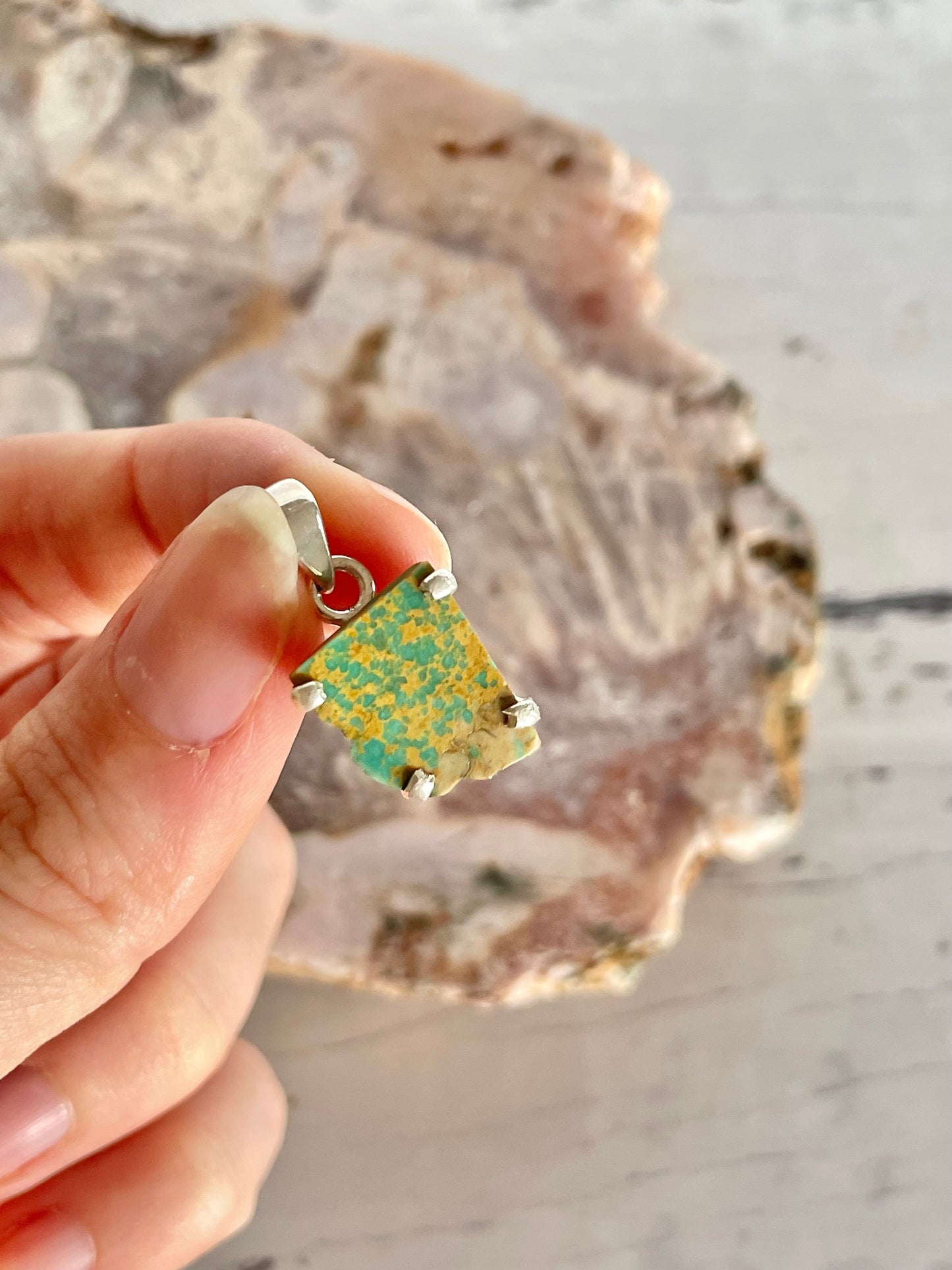 Royston Matrix Turquoise Pendant