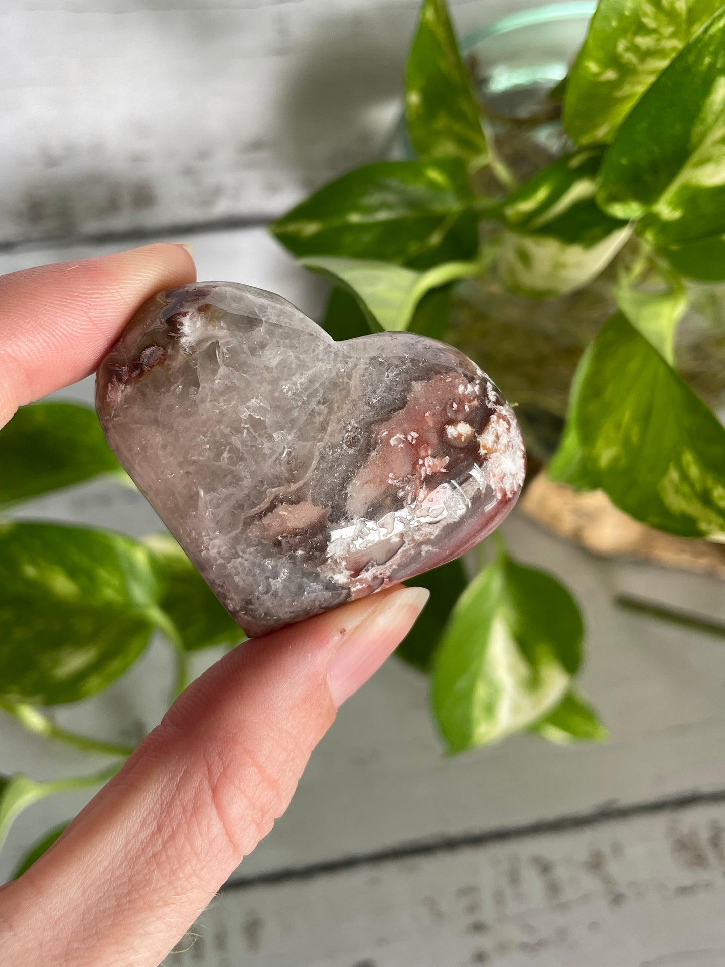 Mexican Agate Heart