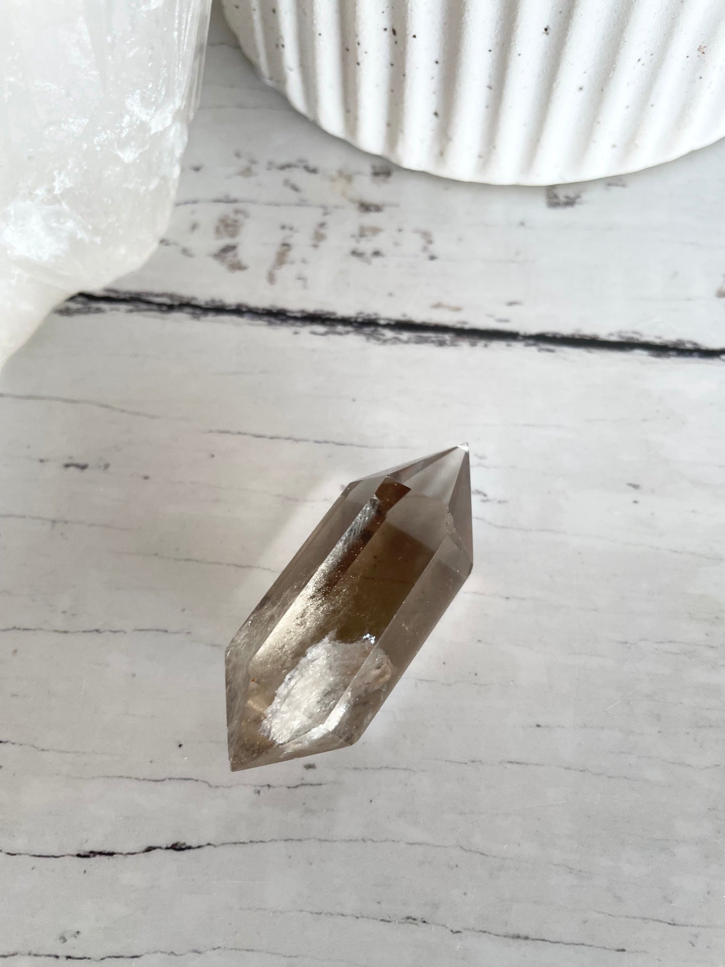 Smoky Quartz Double Termination Point