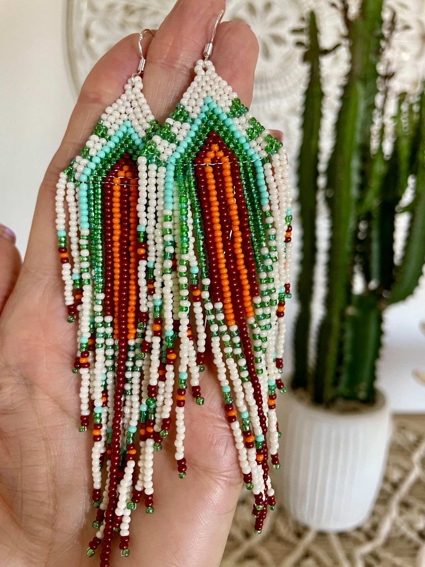 Cherokee Spirit - Seed bead dangles 2