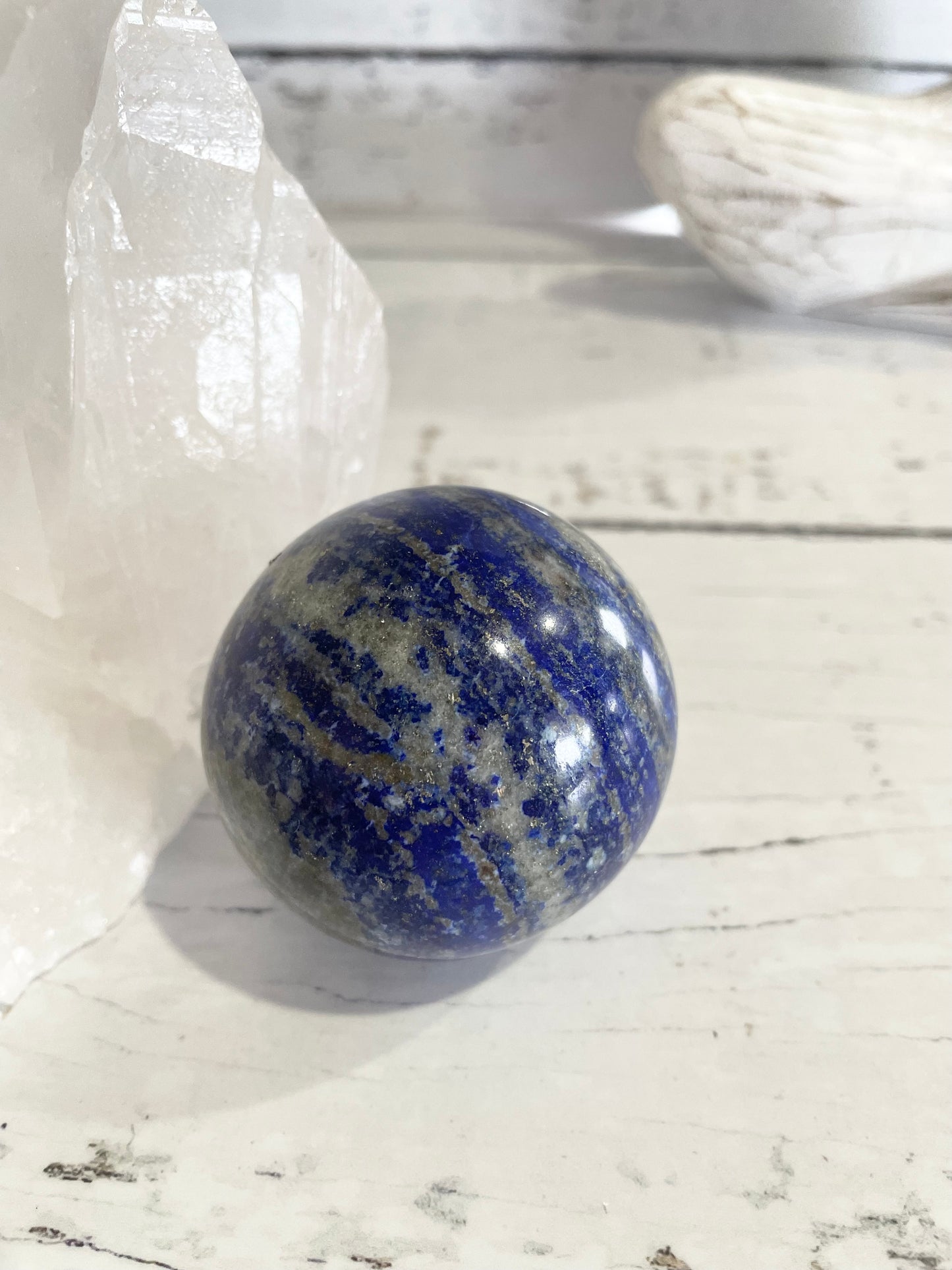 Lapis Lazuli Sphere includes holder