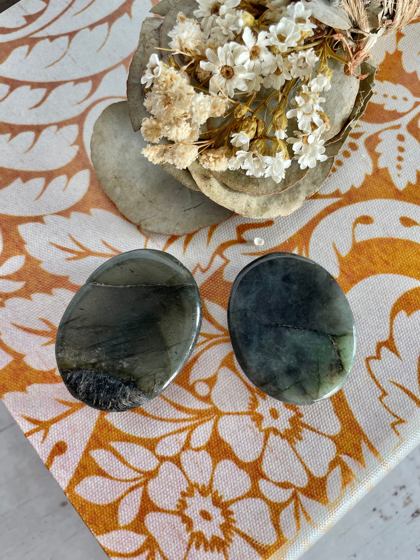 Labradorite Thumb/Worry Stone ~ intuitively chosen
