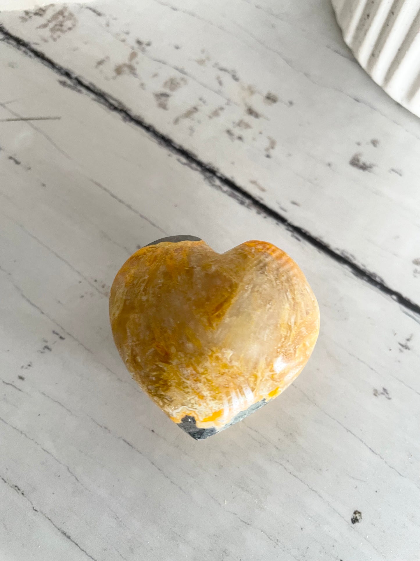 Bumble Bee Jasper Heart
