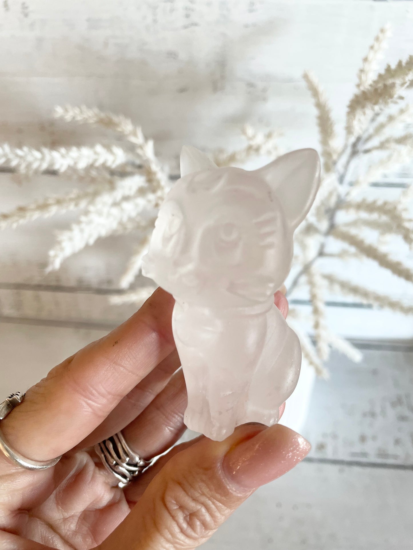 Luna Cat - Clear Quartz