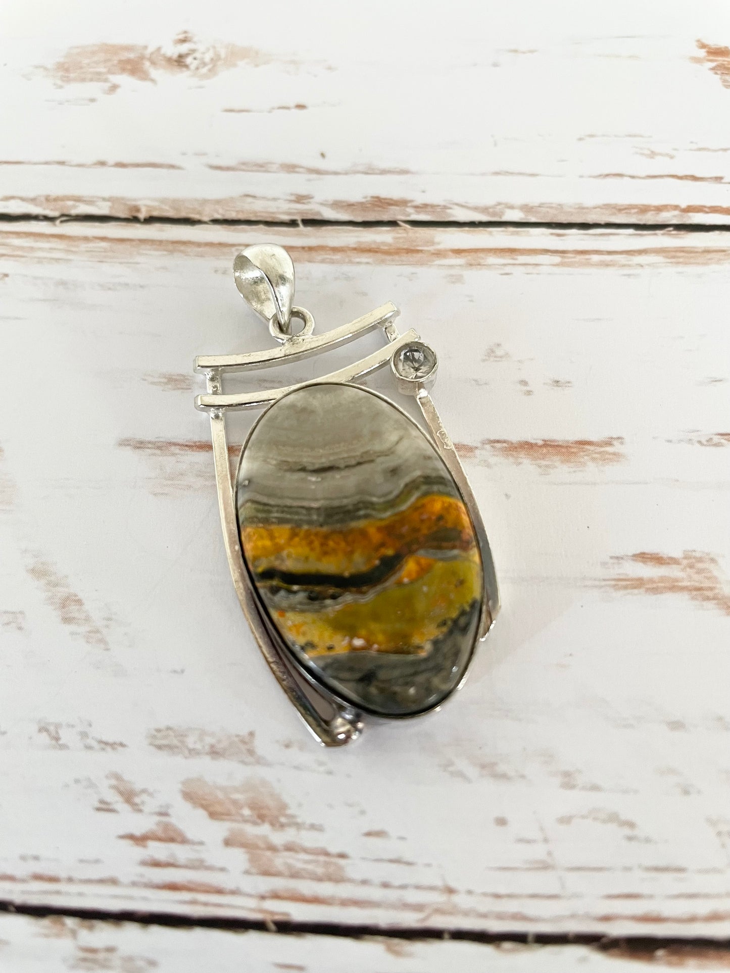 Bumble Bee Jasper pendant