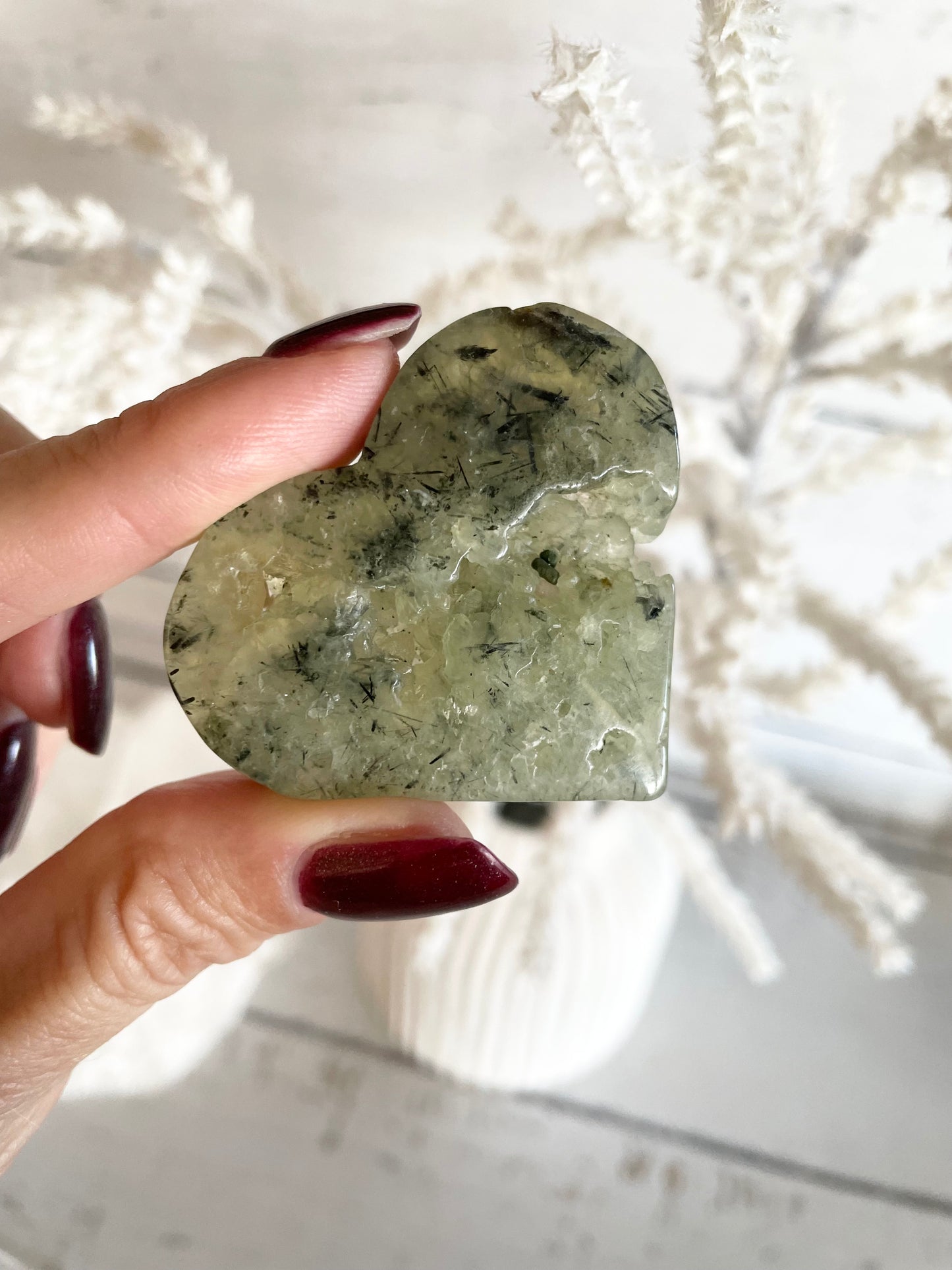 Prehnite Heart