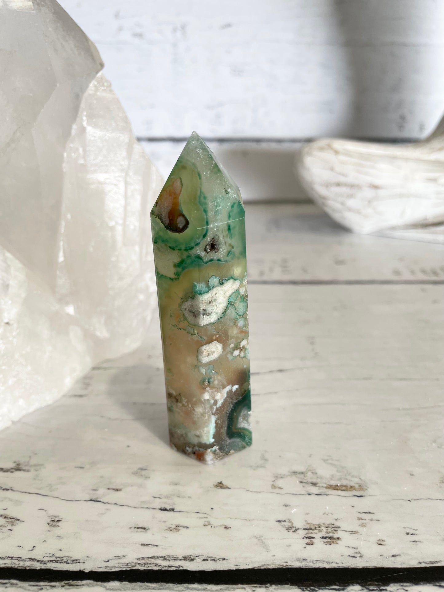 Green Flower Agate Generator