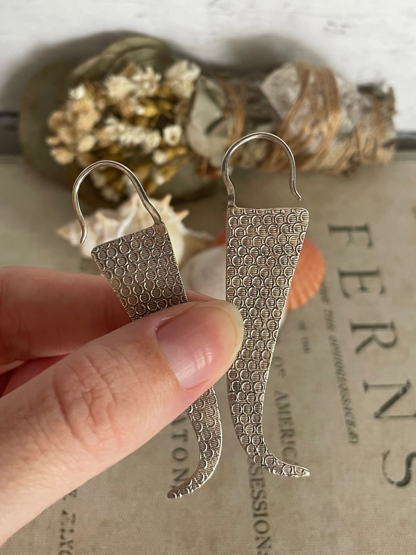 Hill Tribe Silver Dangles