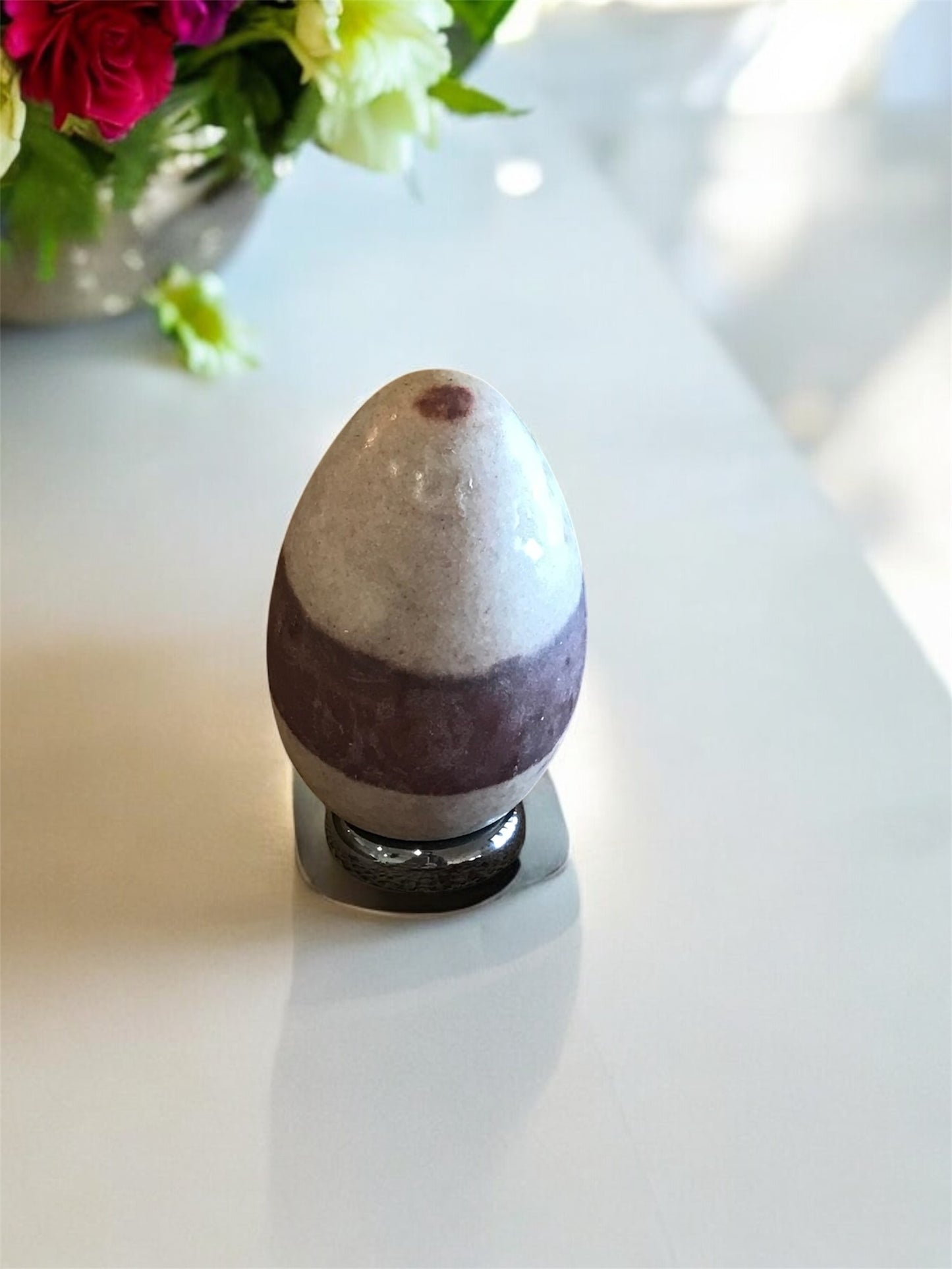 Shiva Narmada Egg with holder