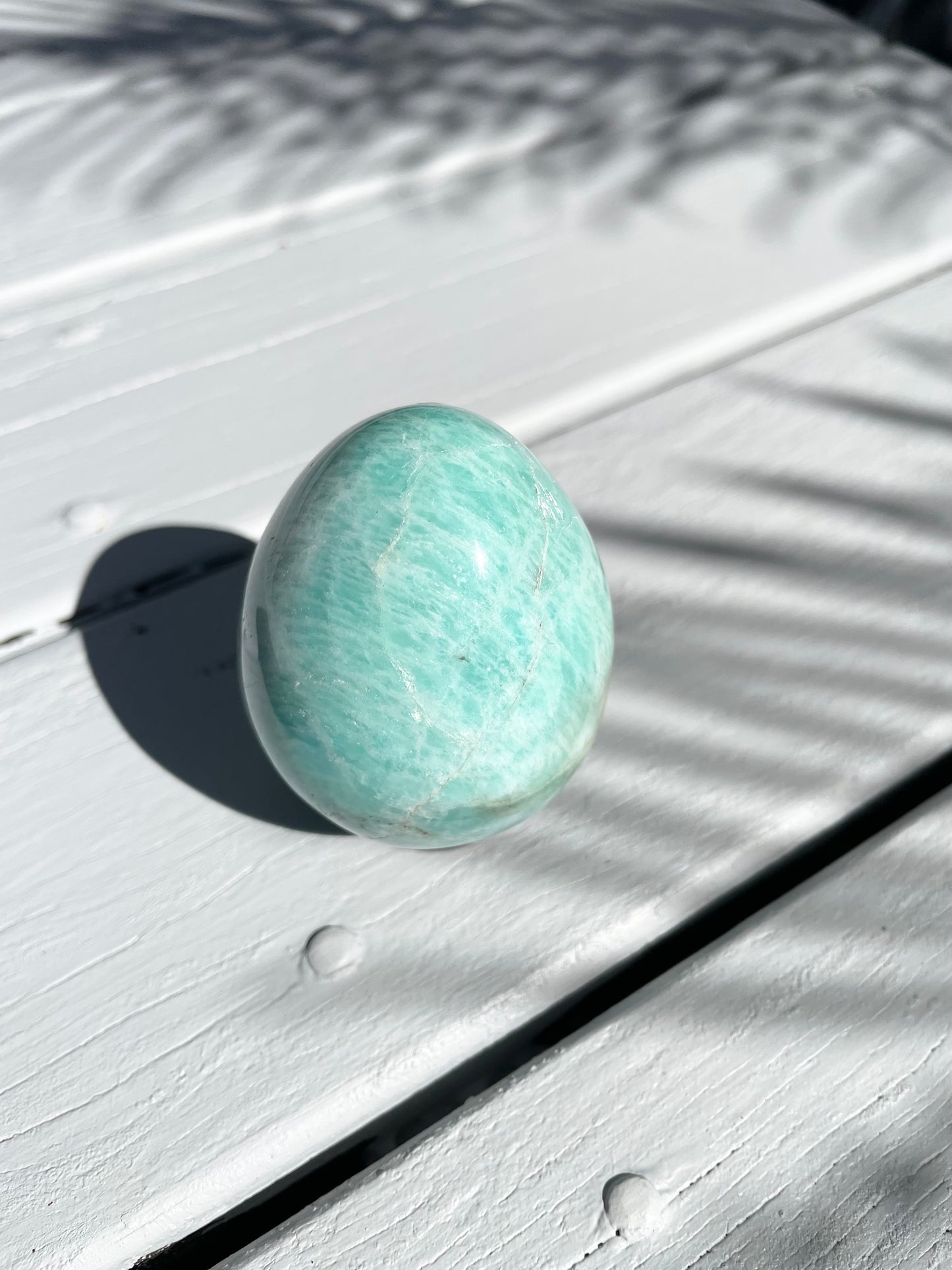 Amazonite Egg with holder
