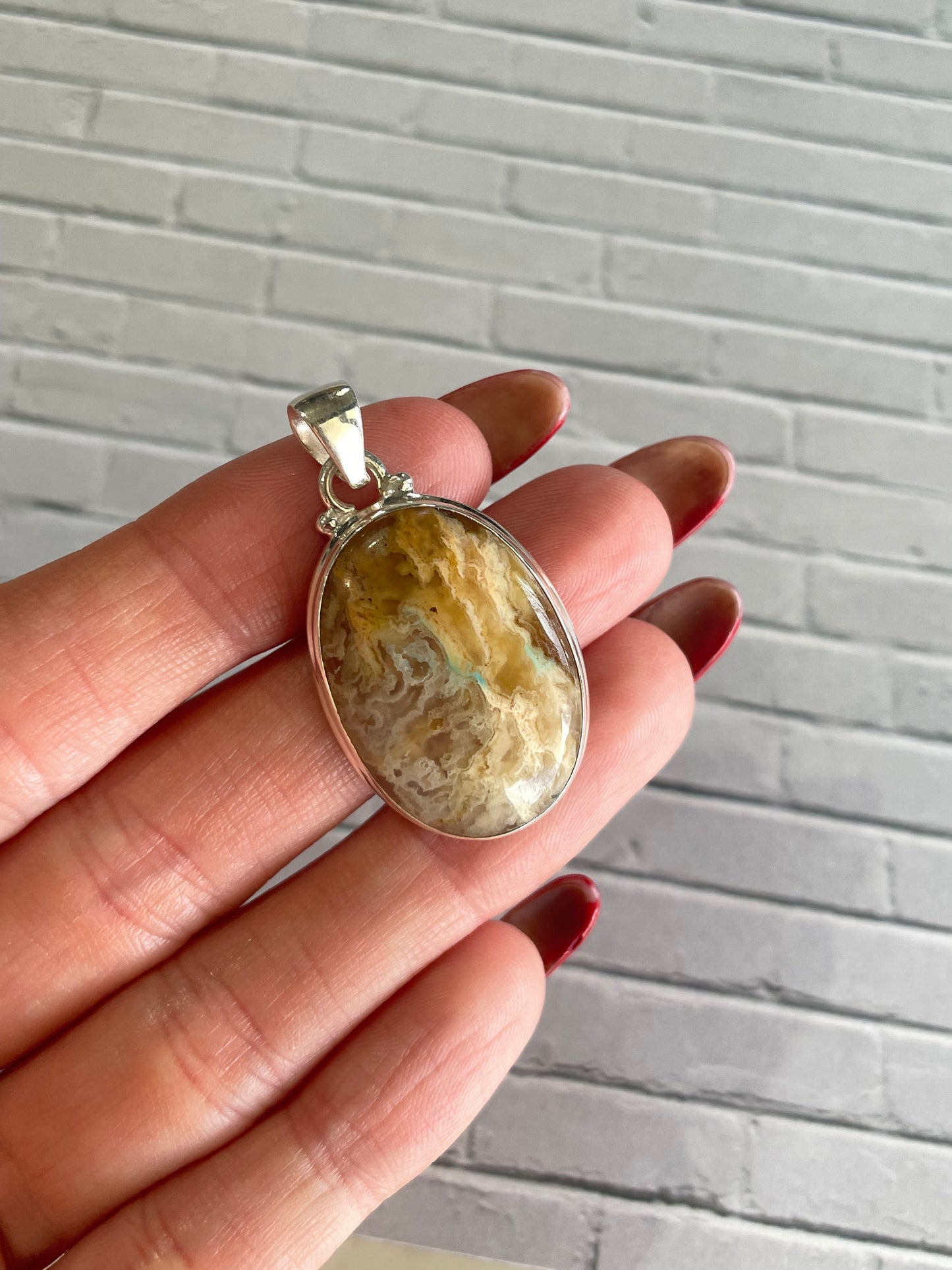 Natural Agate Pendant