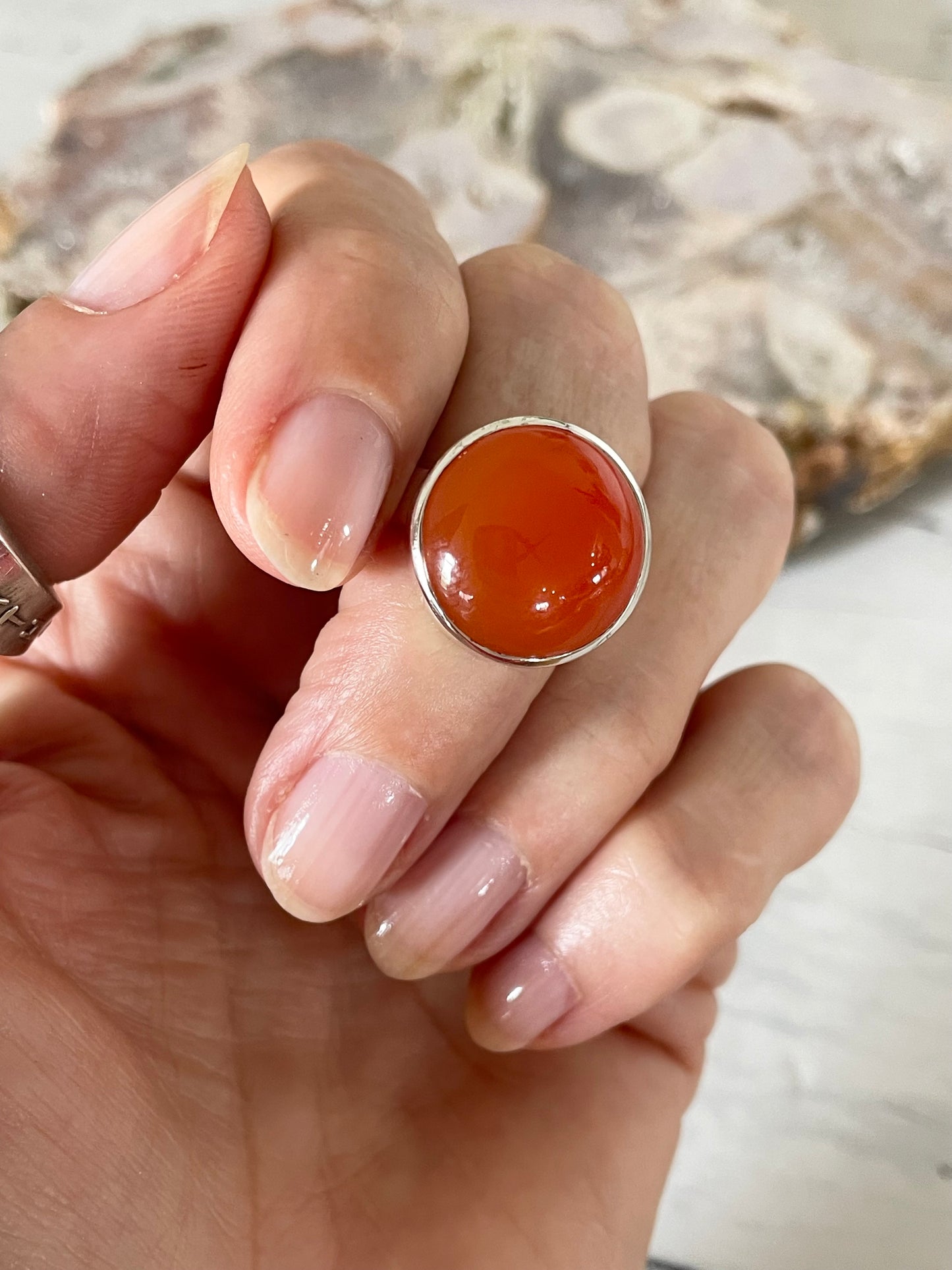 Carnelian Ring ~ Size 7