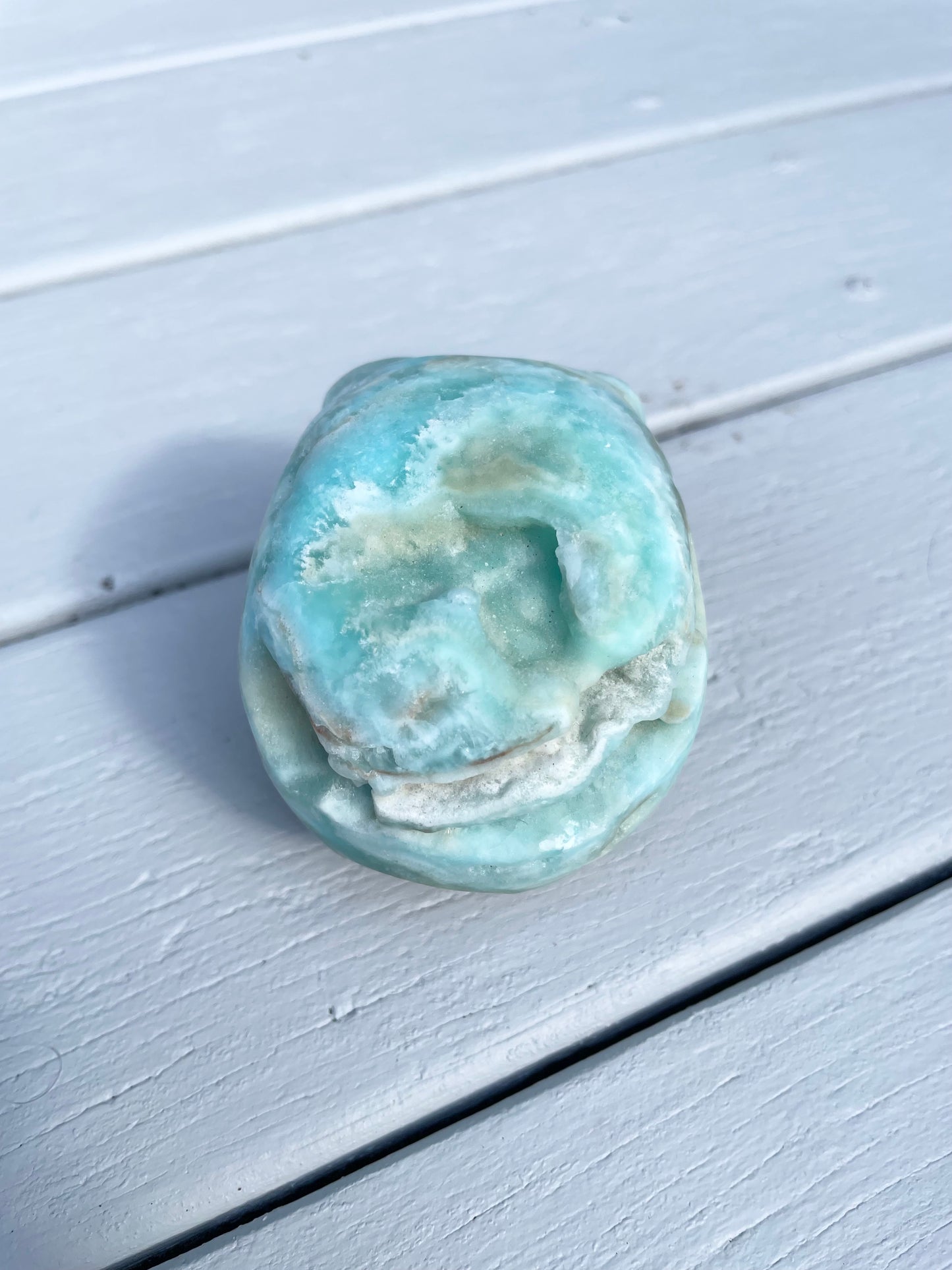 Hemimorphite Skull