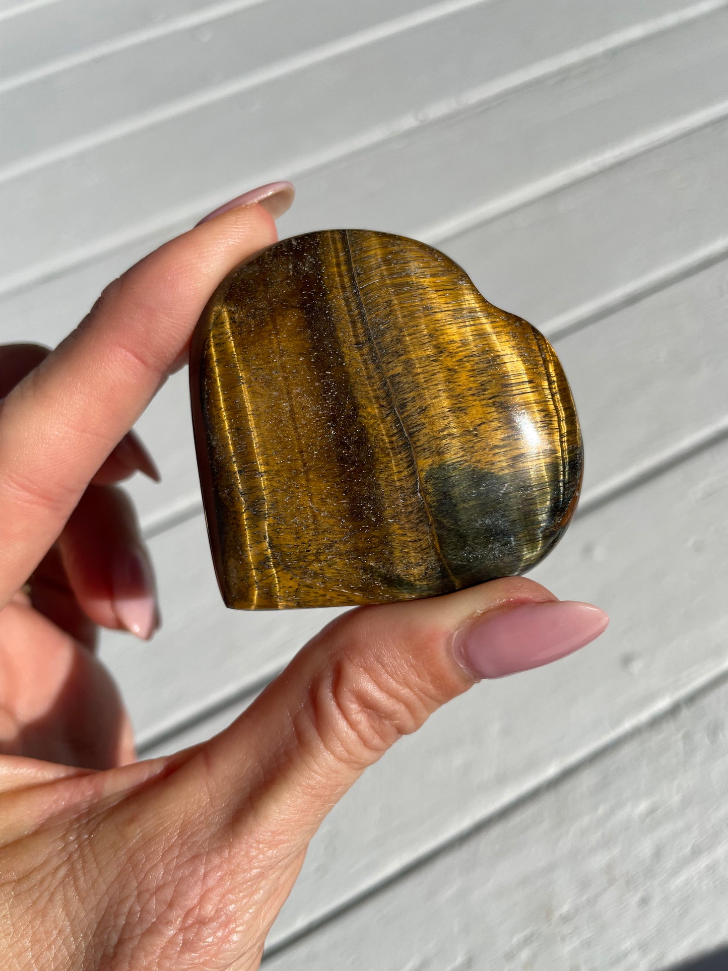 Tigers Eye Heart