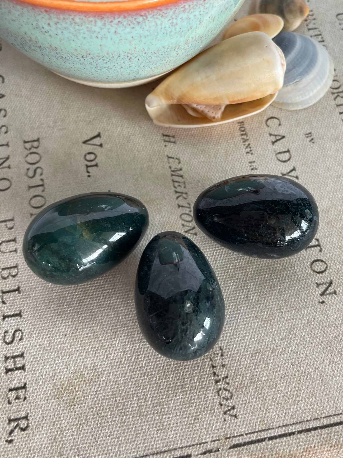 Moss Agate Egg