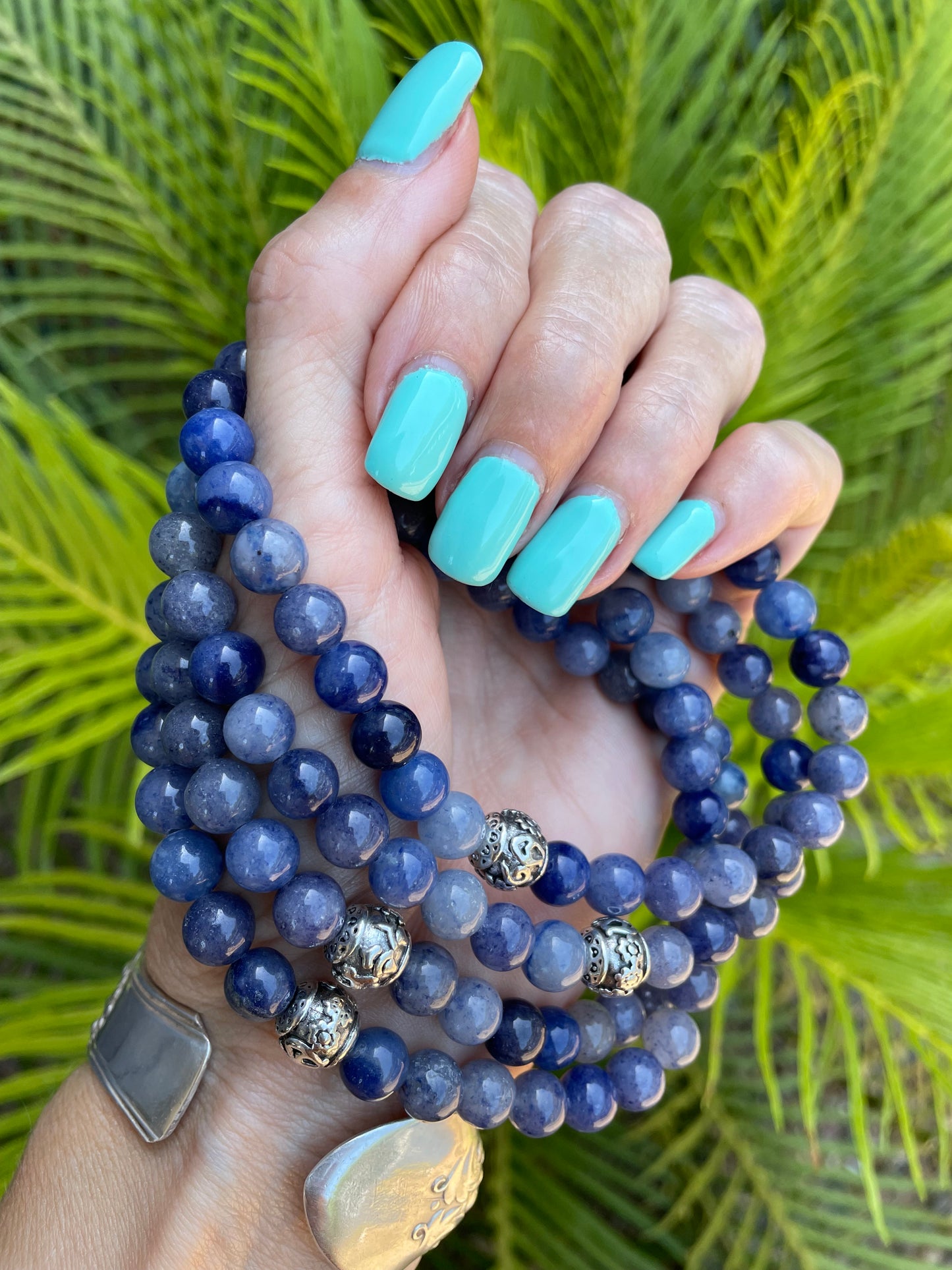 Blue Quartz Anklet ~ Angelic connection