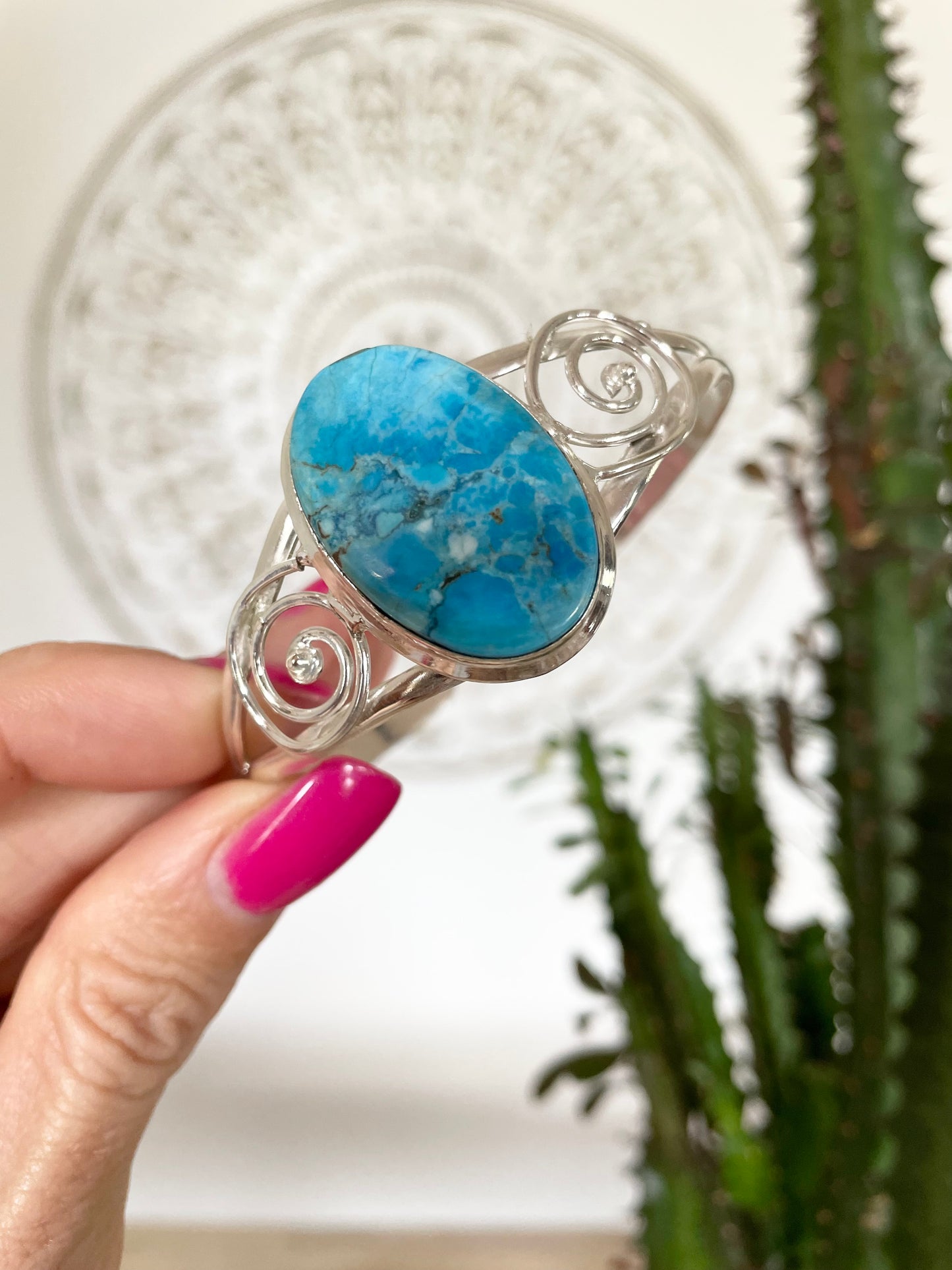 Tibetan Turquoise Cuff ~ adjustable