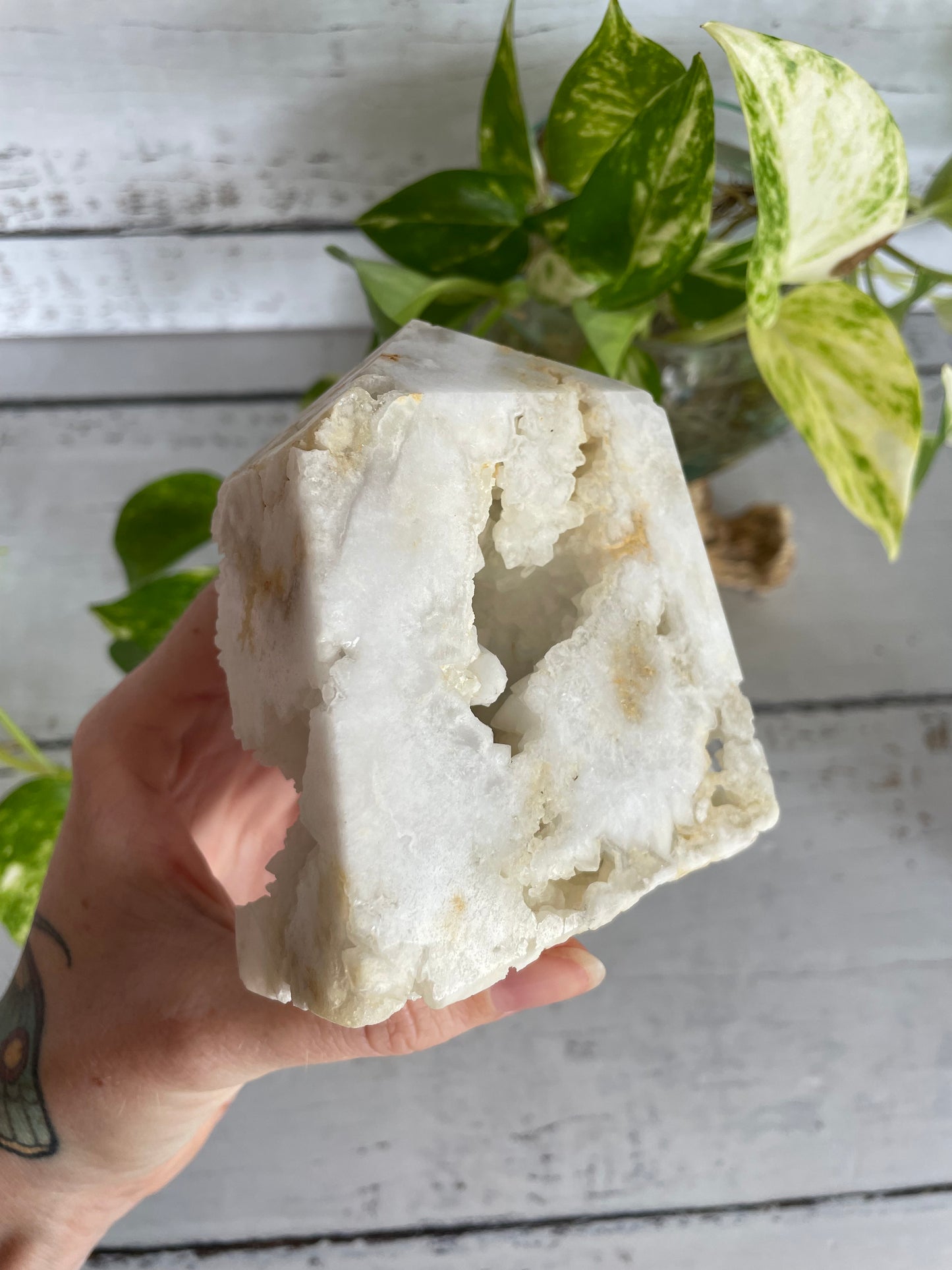 Moroccan Geode Quartz Point