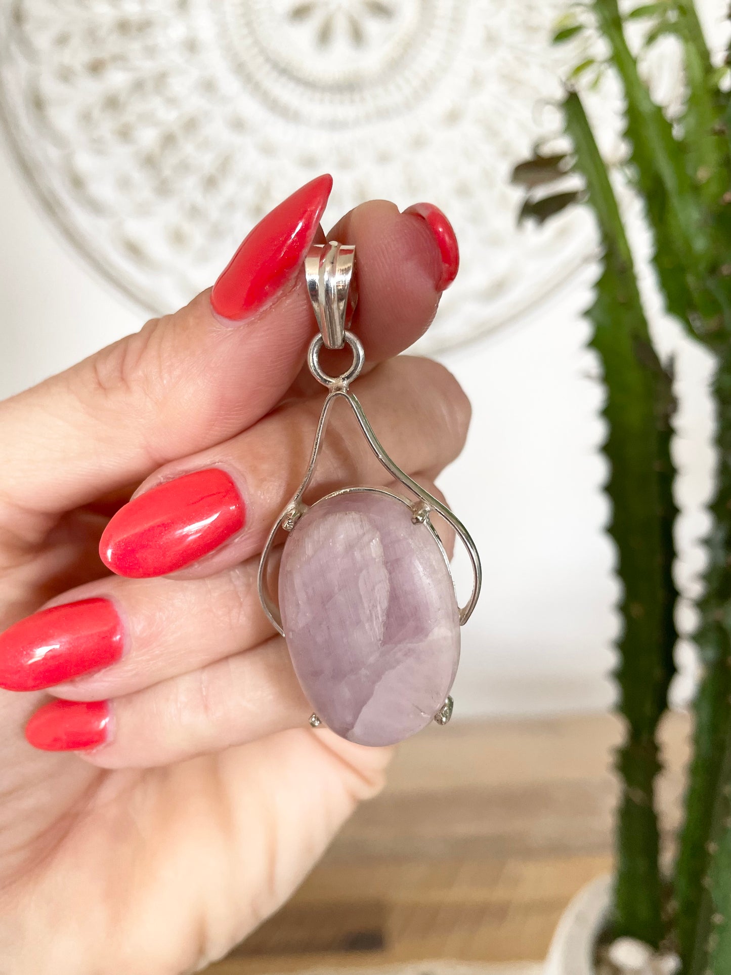 Kunzite Pendant