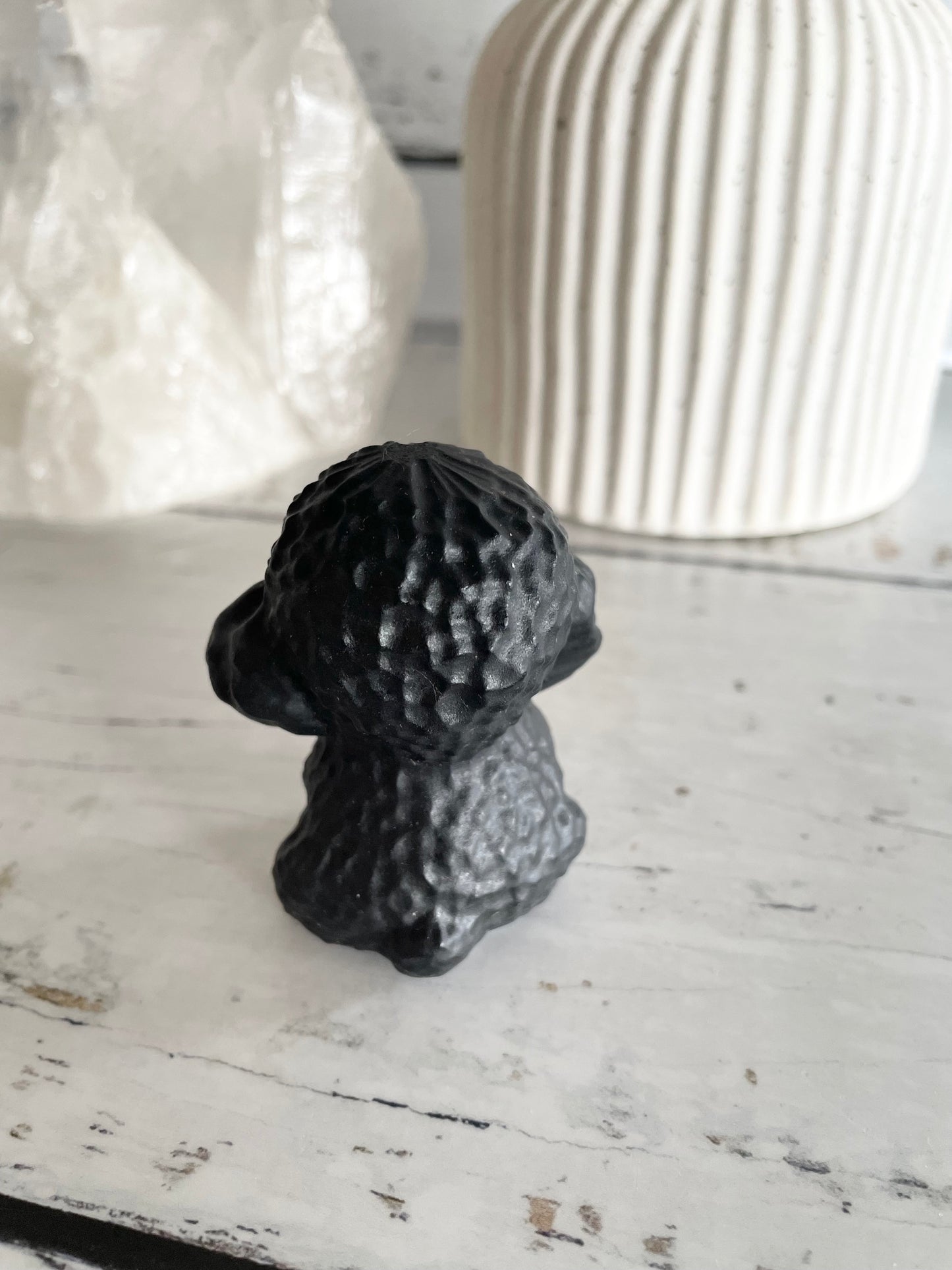 Black Obsidian Dog ~ Poodle (super clever)
